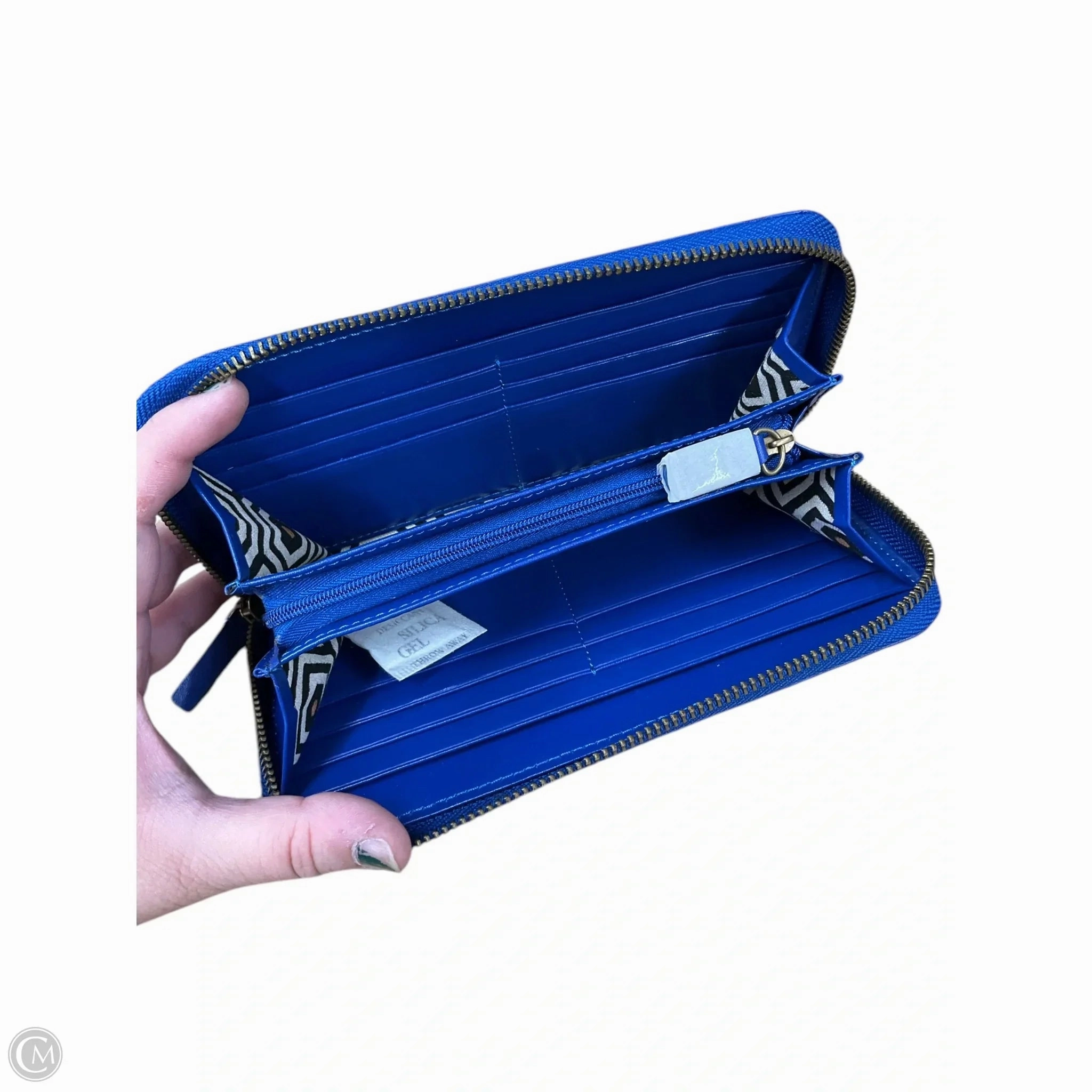 Wallet Leather By Cma, Size: Medium