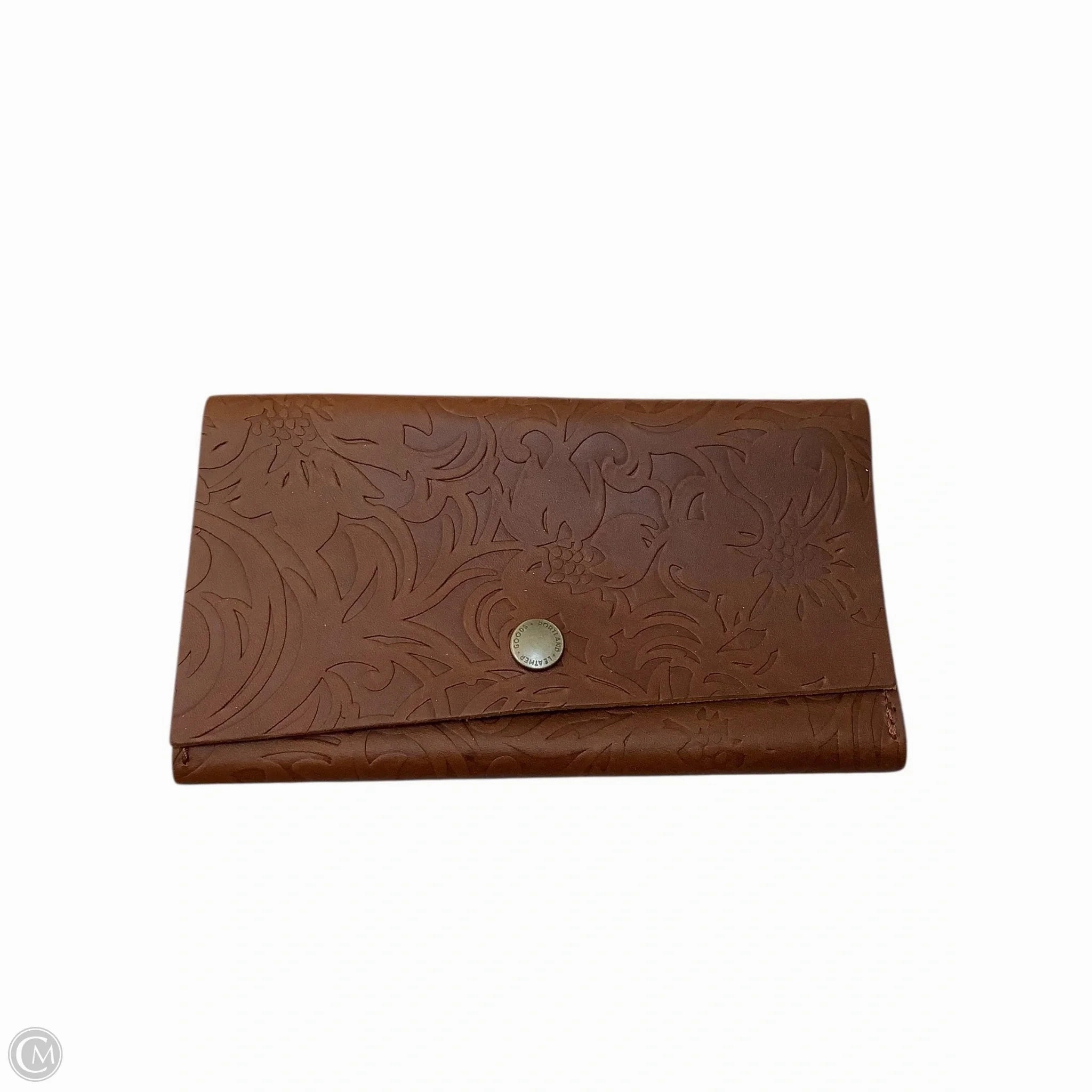 Wallet Leather By Cmc, Size: Medium