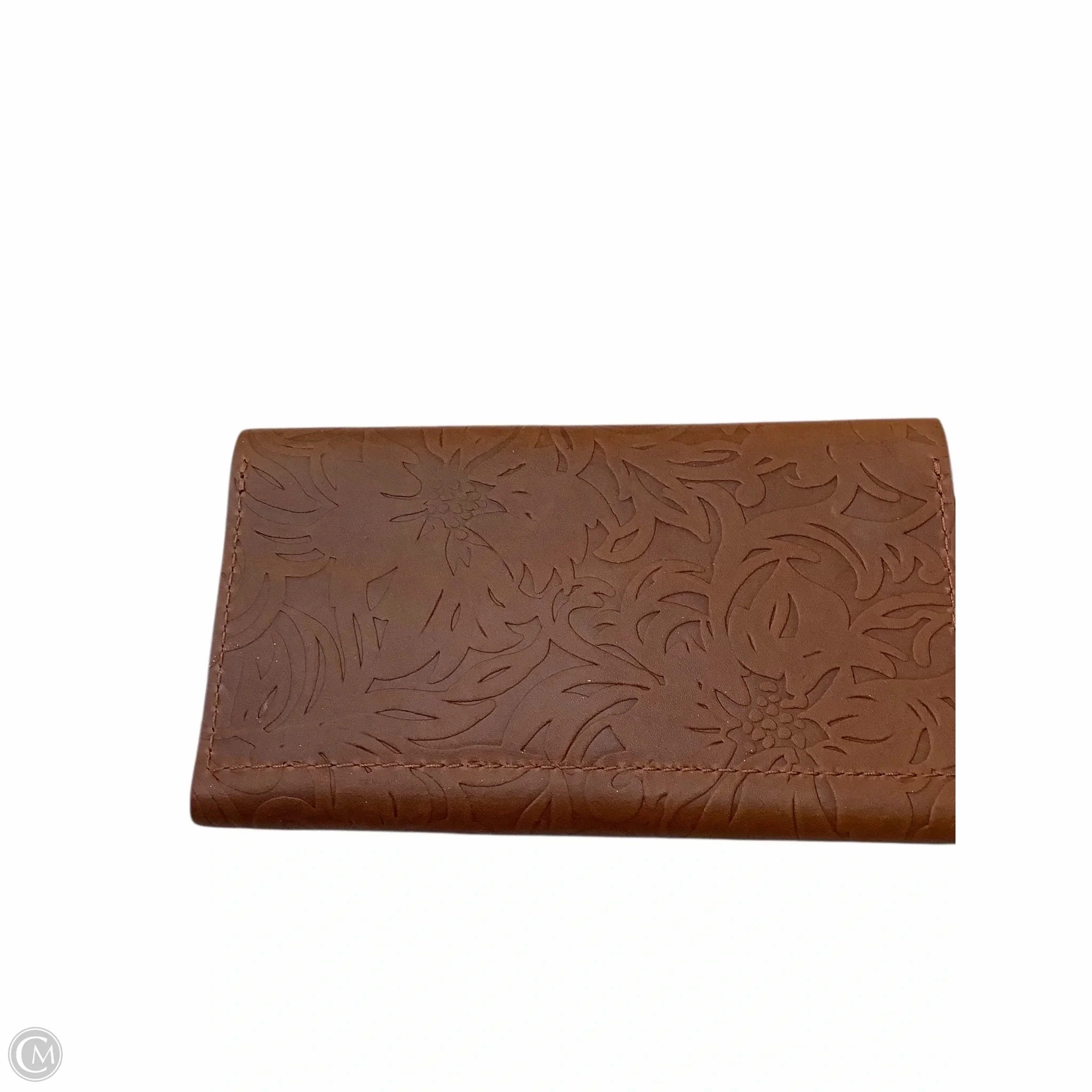 Wallet Leather By Cmc, Size: Medium