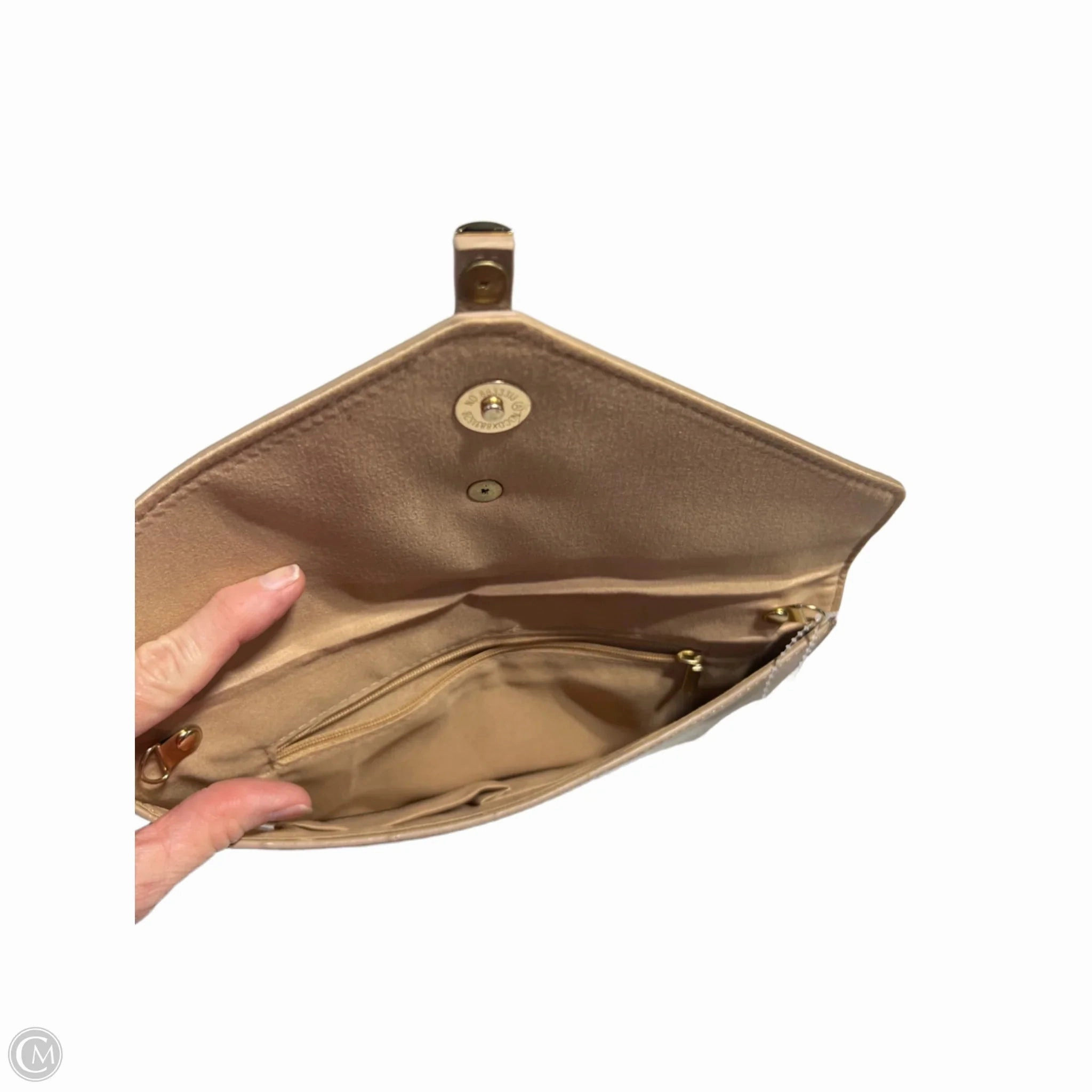 Wallet Leather By Cme, Size: Medium