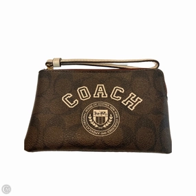Wallet Leather By Coach, Size: Small