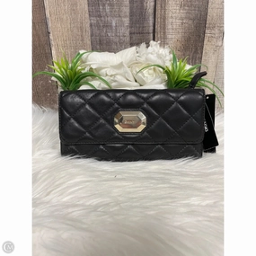 Wallet Leather By Dkny, Size: Medium