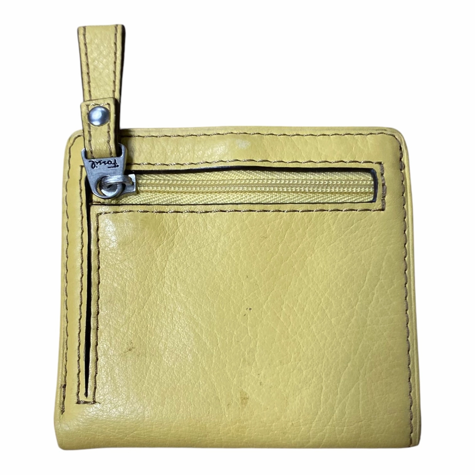 Wallet Leather By Fossil In Red, Size:Small