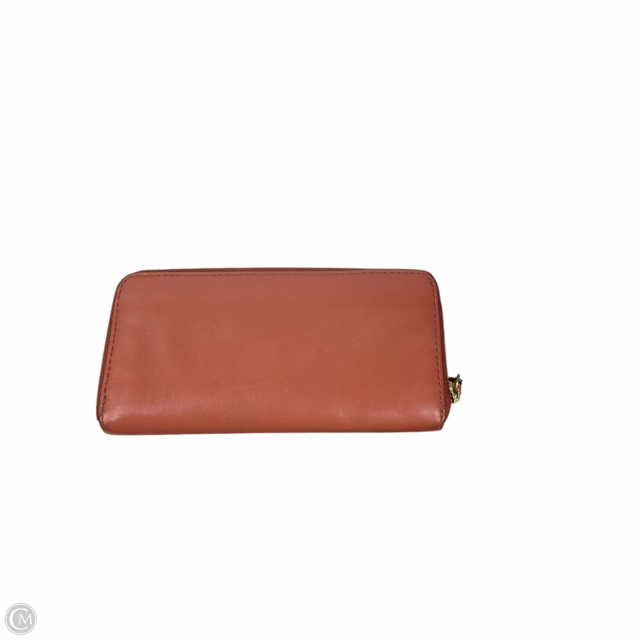 Wallet Leather By Fossil, Size: Medium