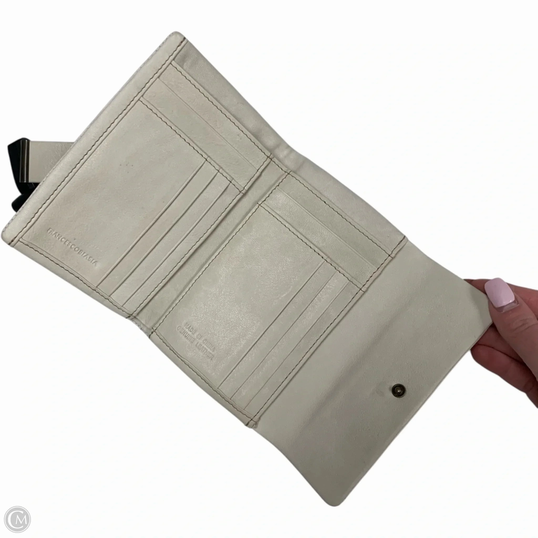 Wallet Leather By Francesco Biasia, Size: Small