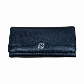 Wallet Leather By Giani Bernini In Black, Size:Large