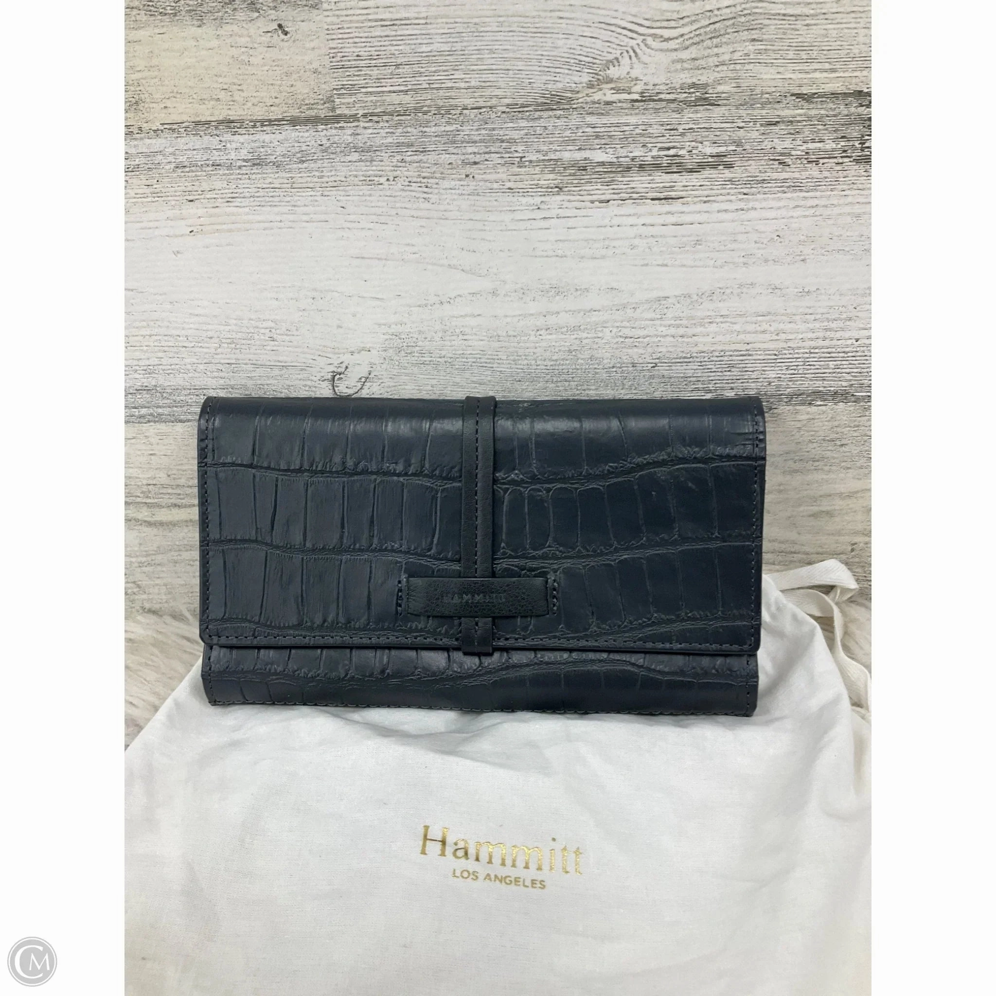 Wallet Leather By Hammitt, Size: Large