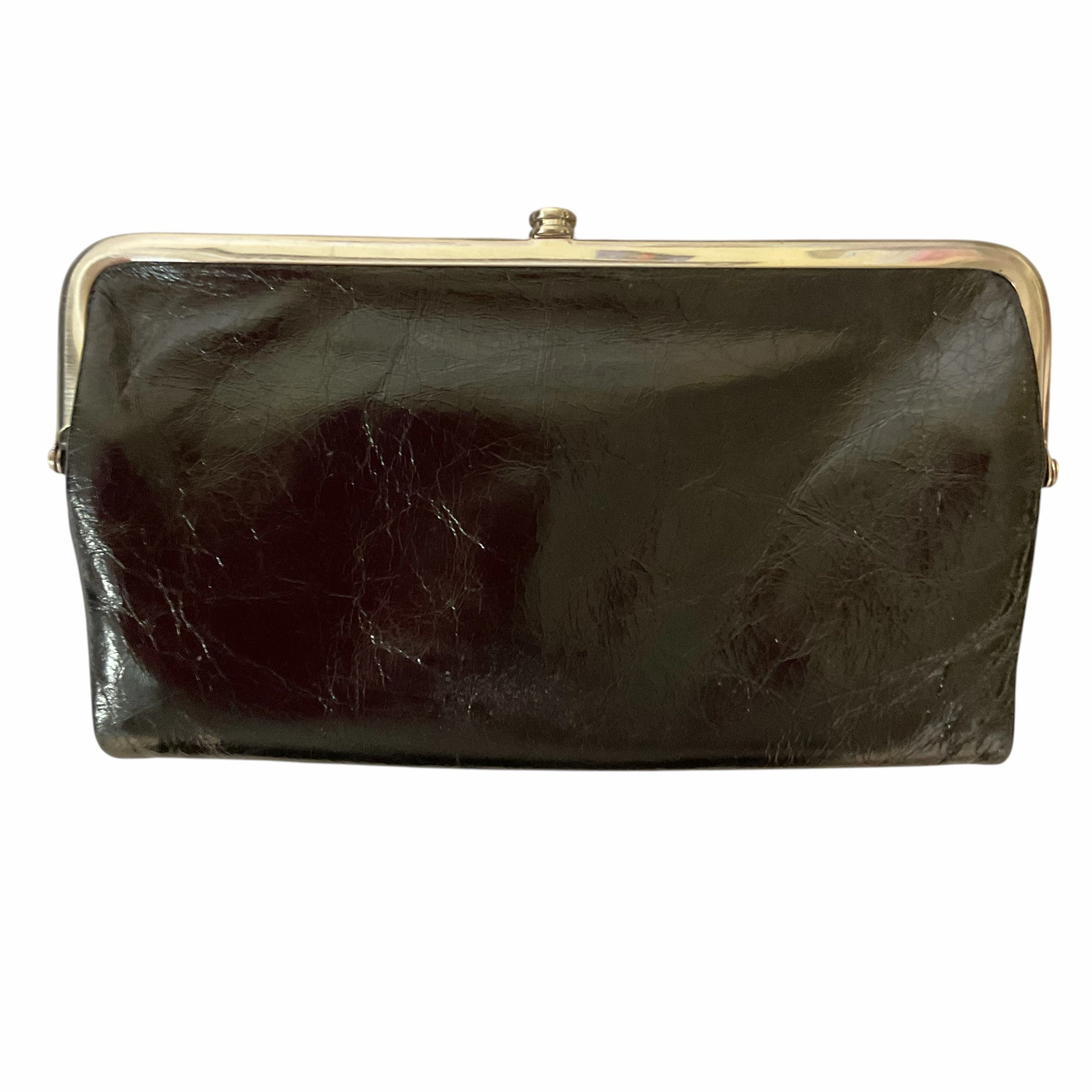Wallet Leather By Hobo Intl In Black, Size:Large as-is