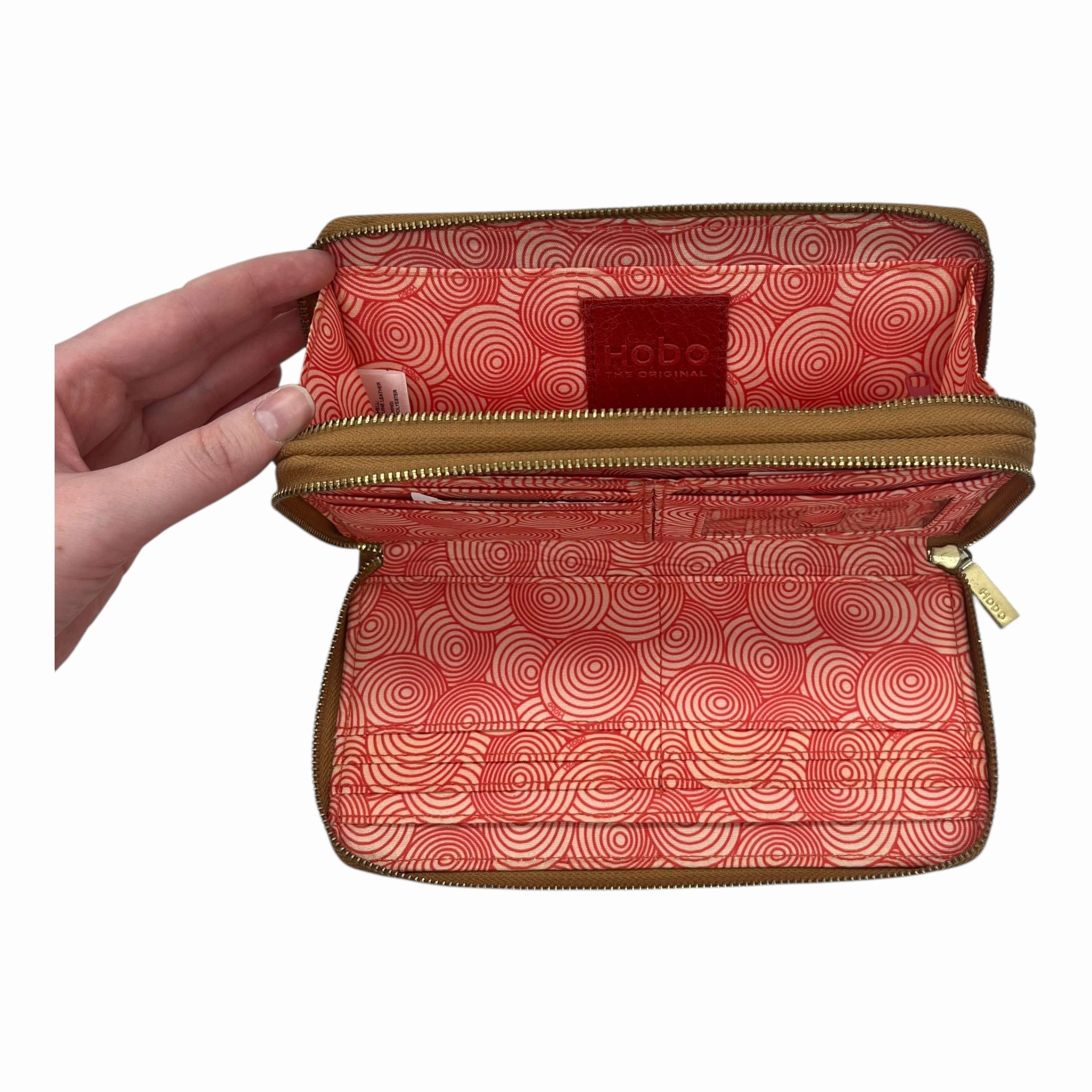 Wallet Leather By Hobo Intl In Brown, Size:Large