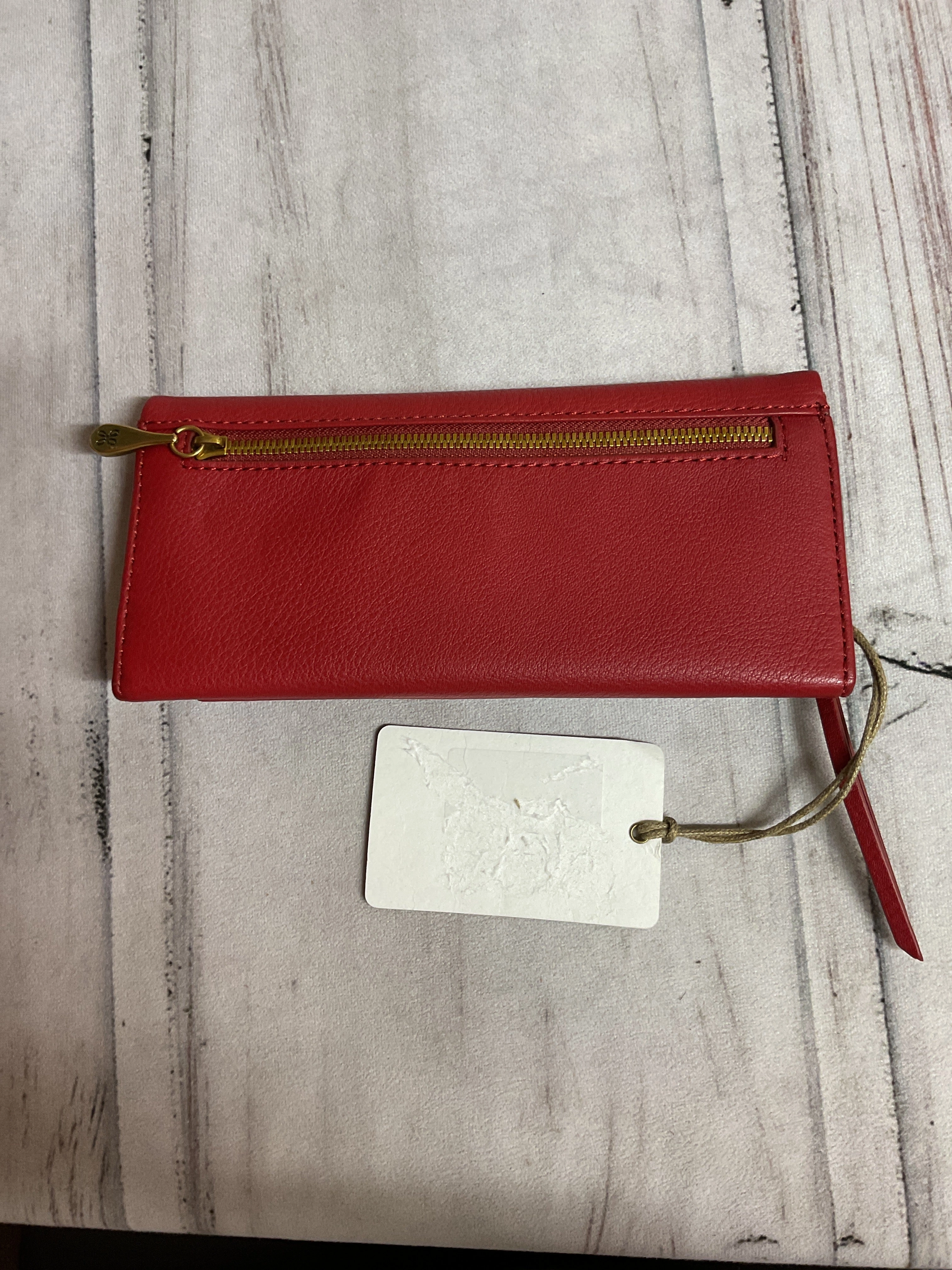Wallet Leather By Hobo Intl In Red, Size:Large