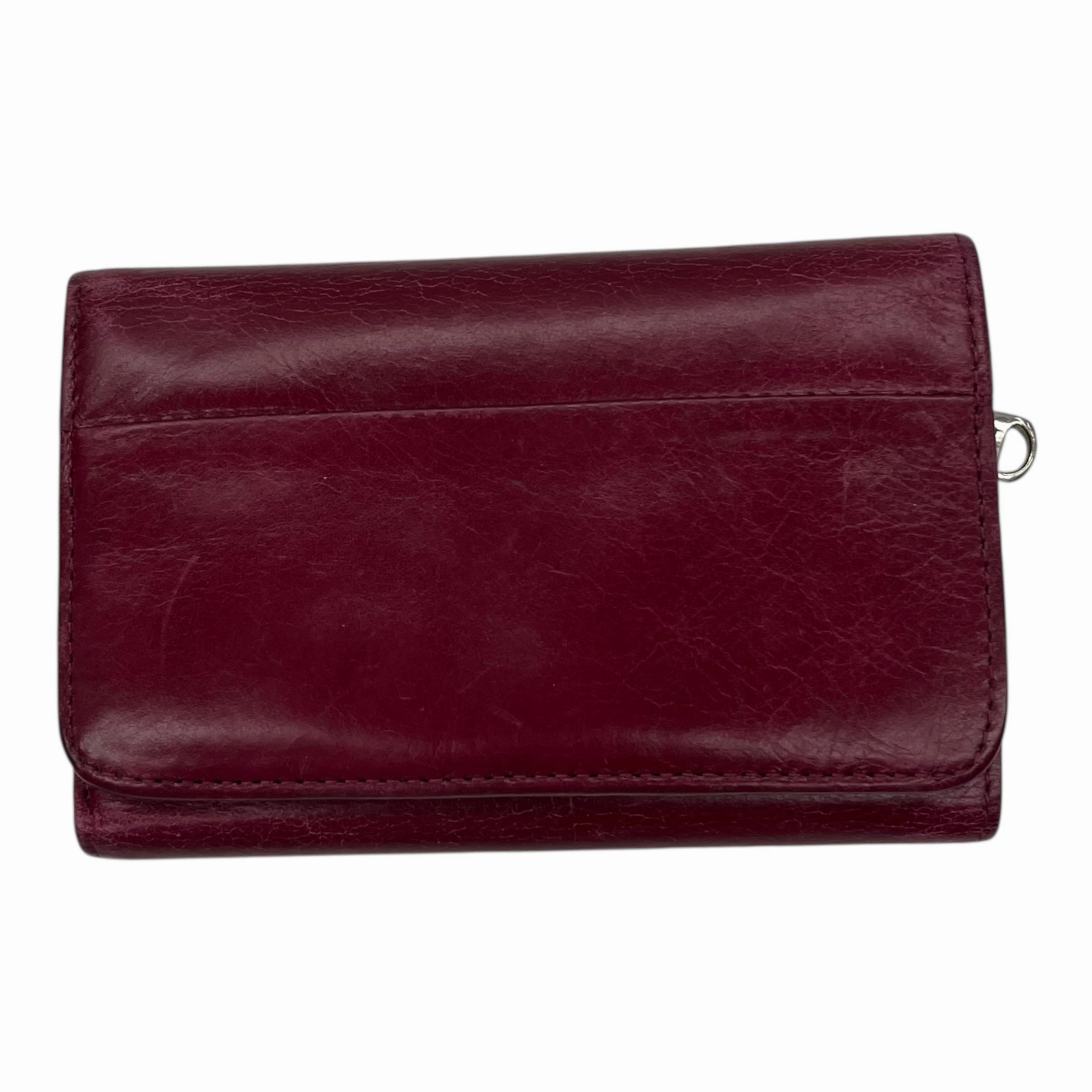 Wallet Leather By Hobo Intl In Red, Size:Small
