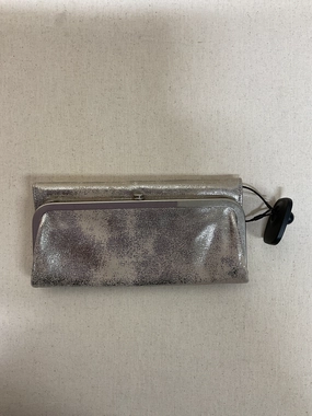 Wallet Leather By Hobo Intl In Silver, Size:Large