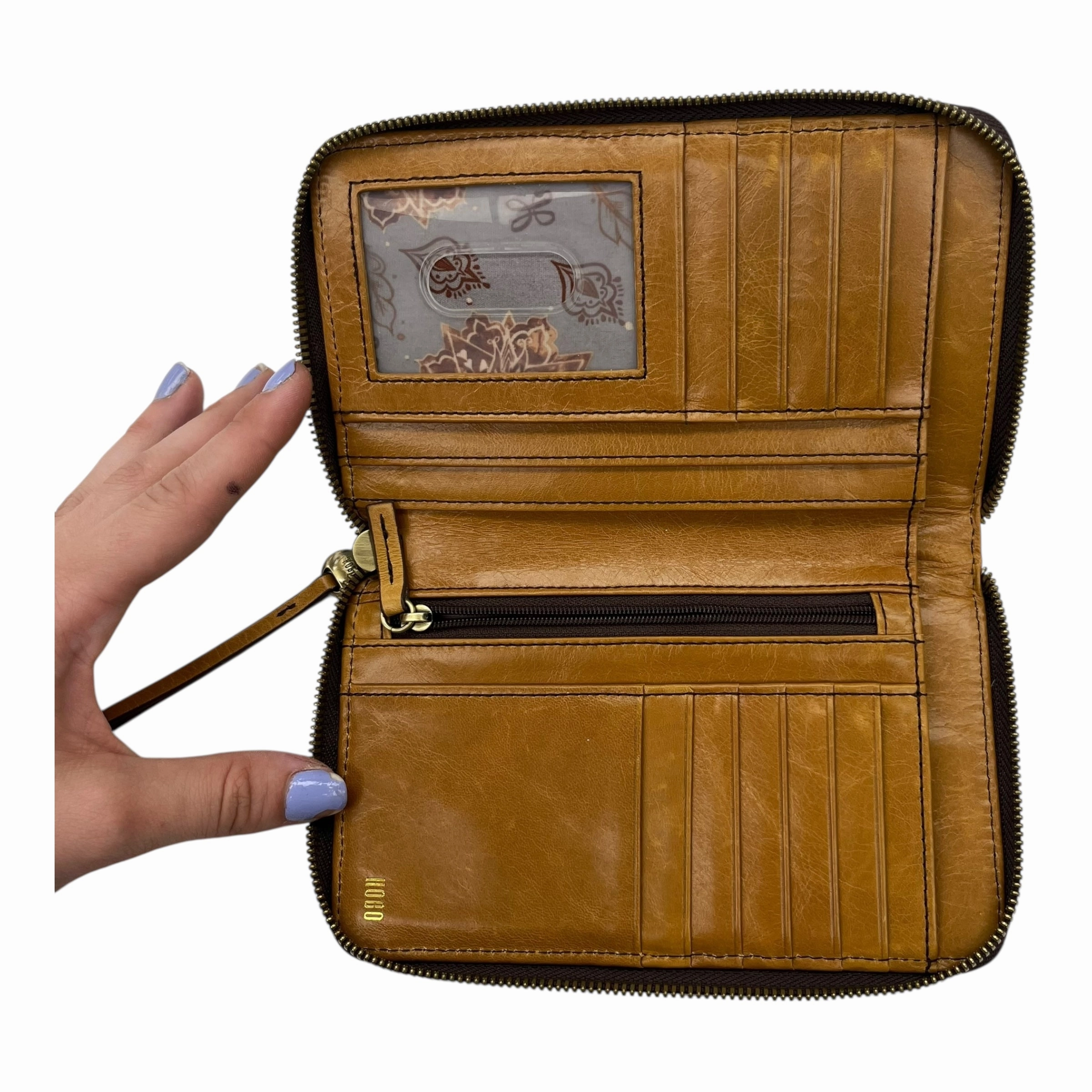 Wallet Leather By Hobo Intl In Tan, Size:Medium