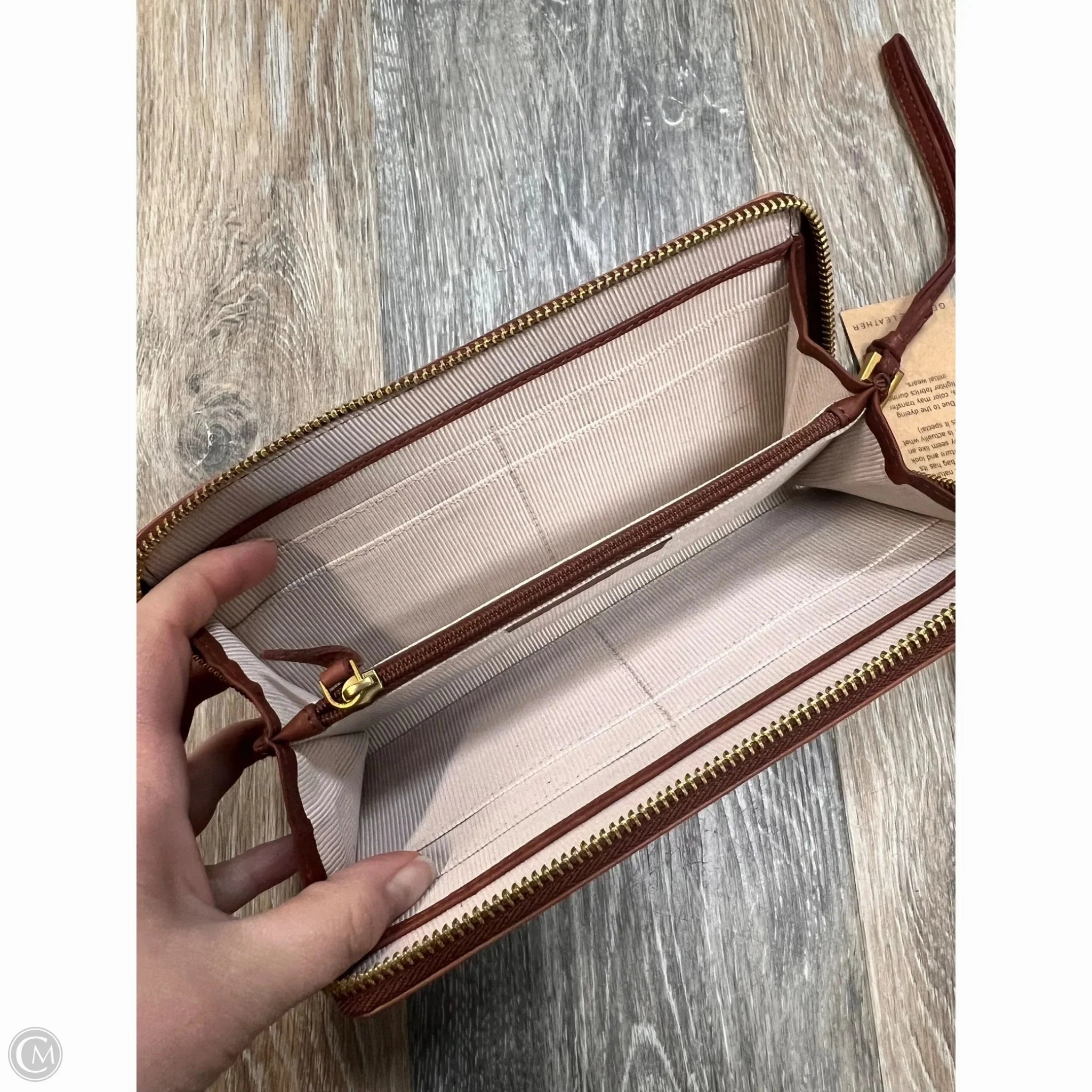 Wallet Leather By Margot, Size: Large
