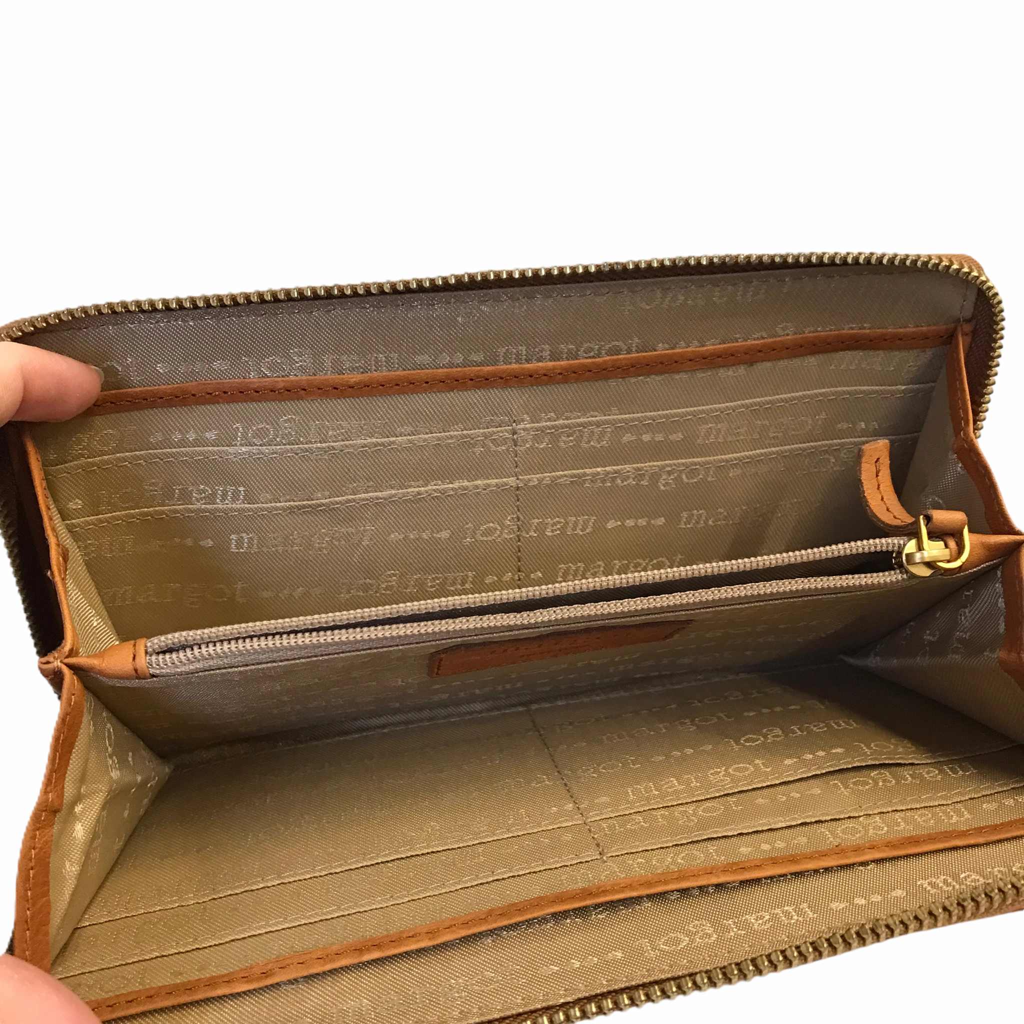 Wallet Leather By Margot, Size: Medium