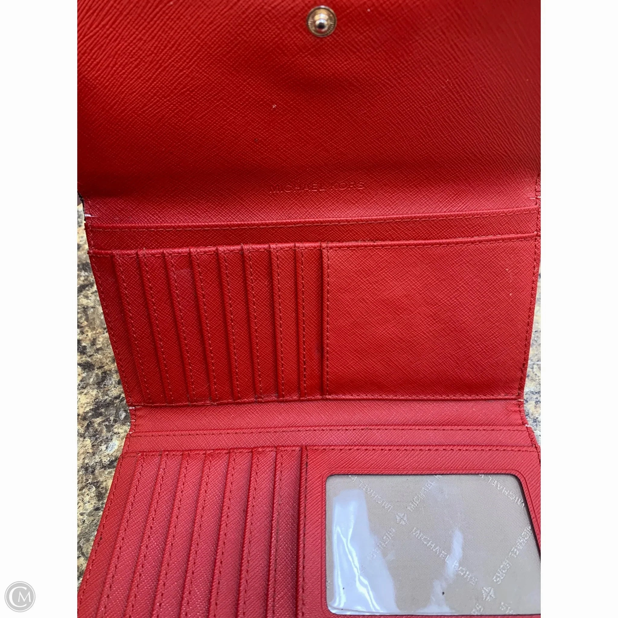 Wallet Leather By Michael By Michael Kors, Size: Medium
