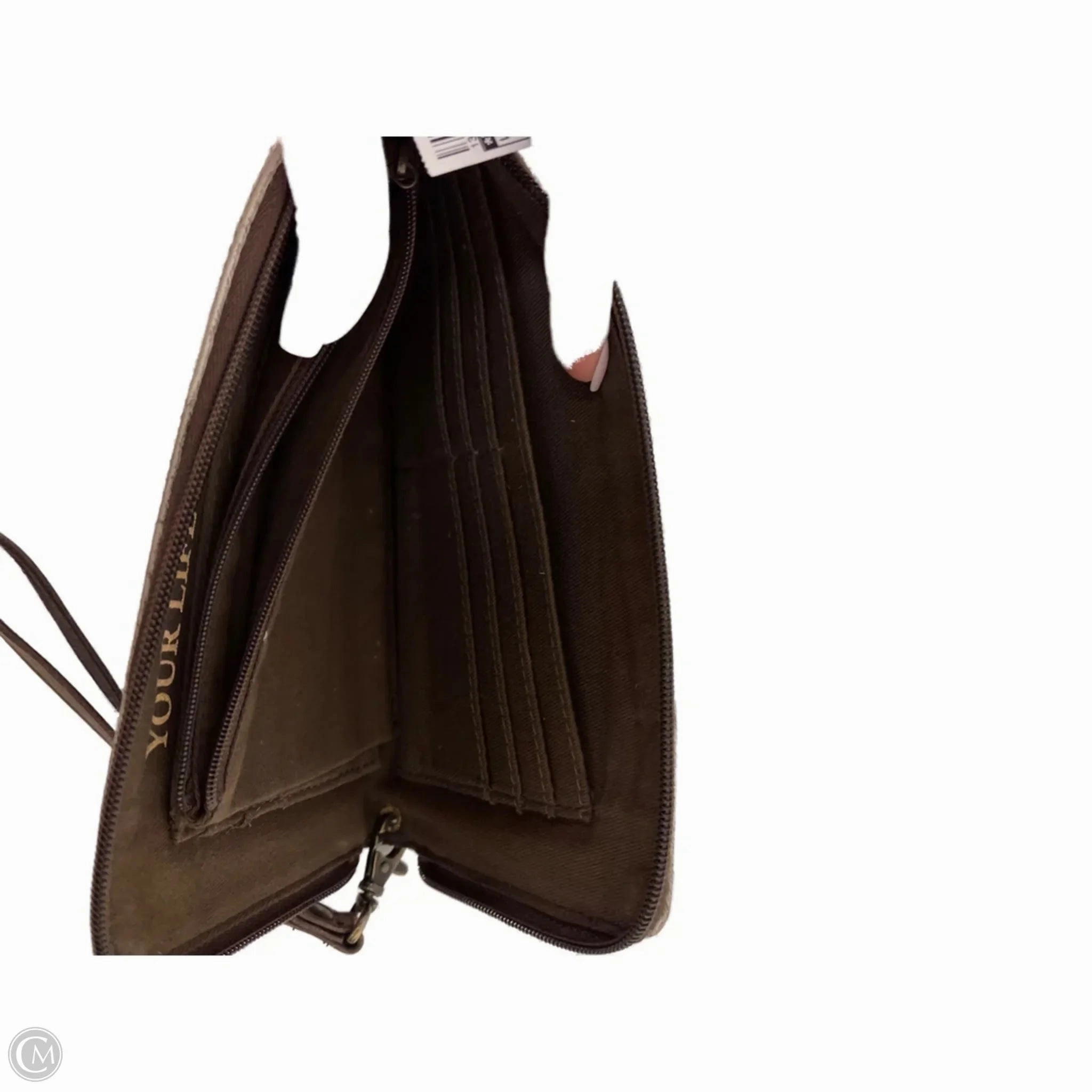 Wallet Leather By Sts Blue, Size: Large