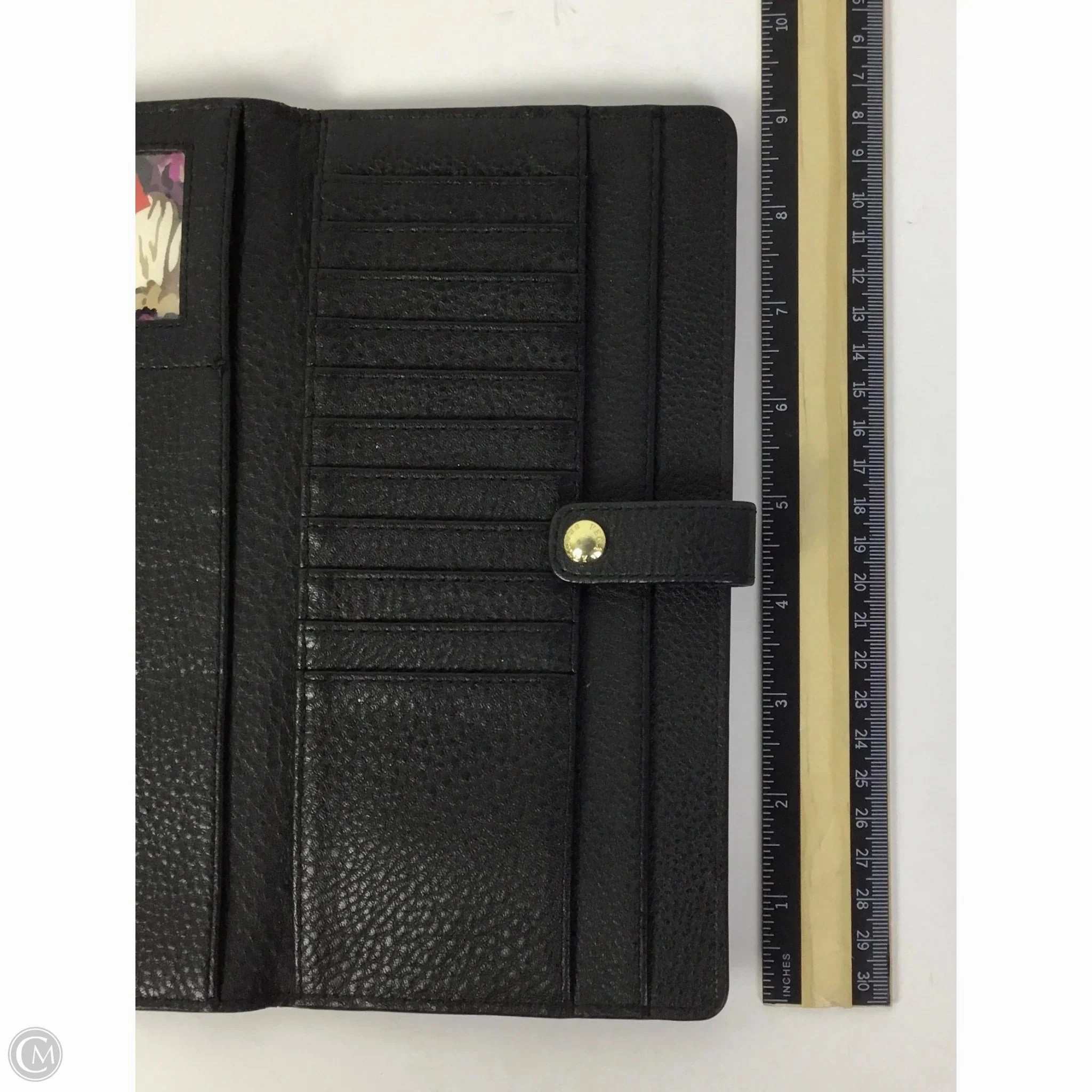 Wallet Leather By Vera Bradley, Size: Large