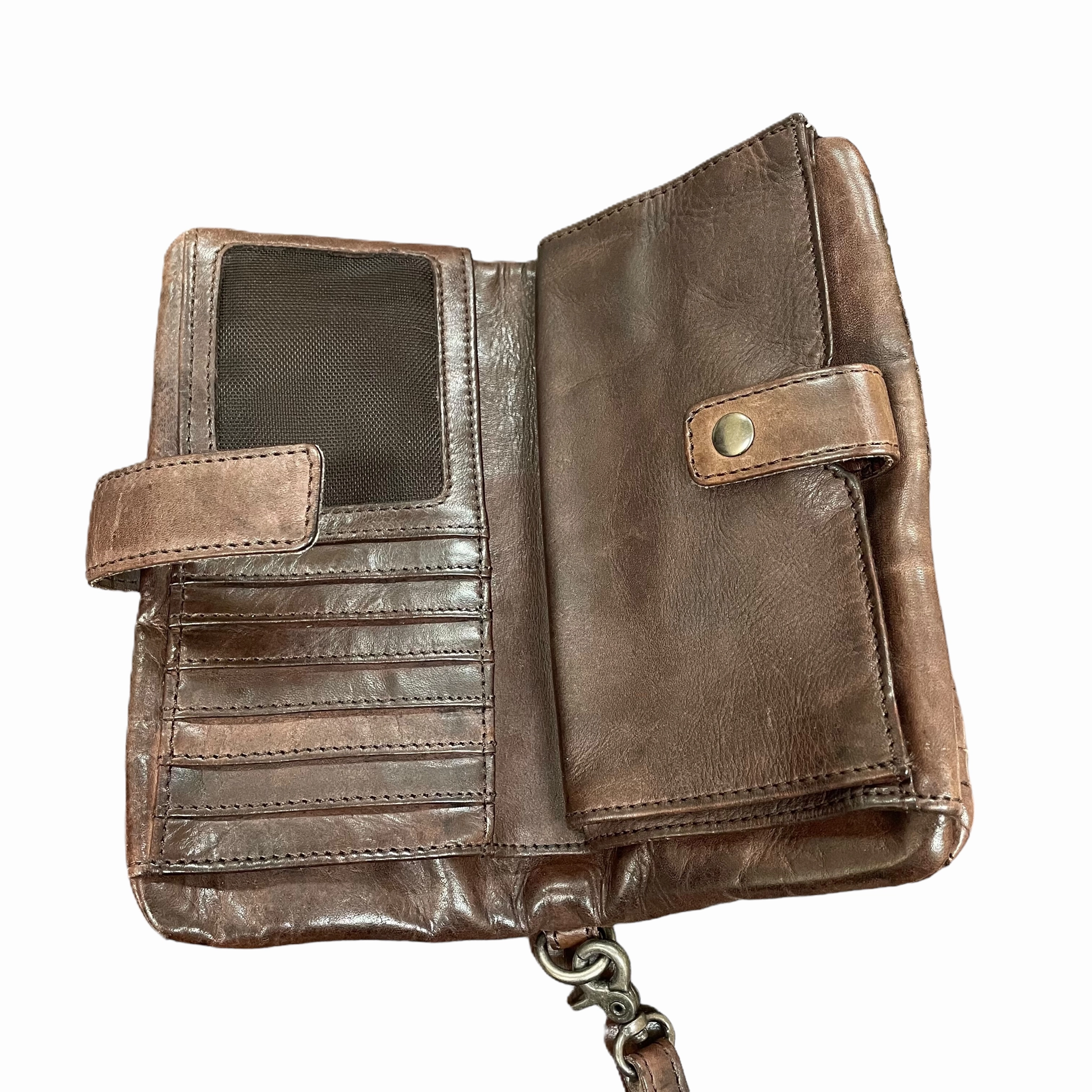 Wallet Leather By Vilenca Holland, Size: Medium