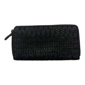 Wallet Leather By Vintage Leather In Black, Size:Medium