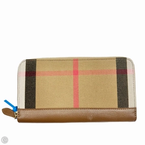 Wallet Luxury Designer By Burberry, Size: Medium