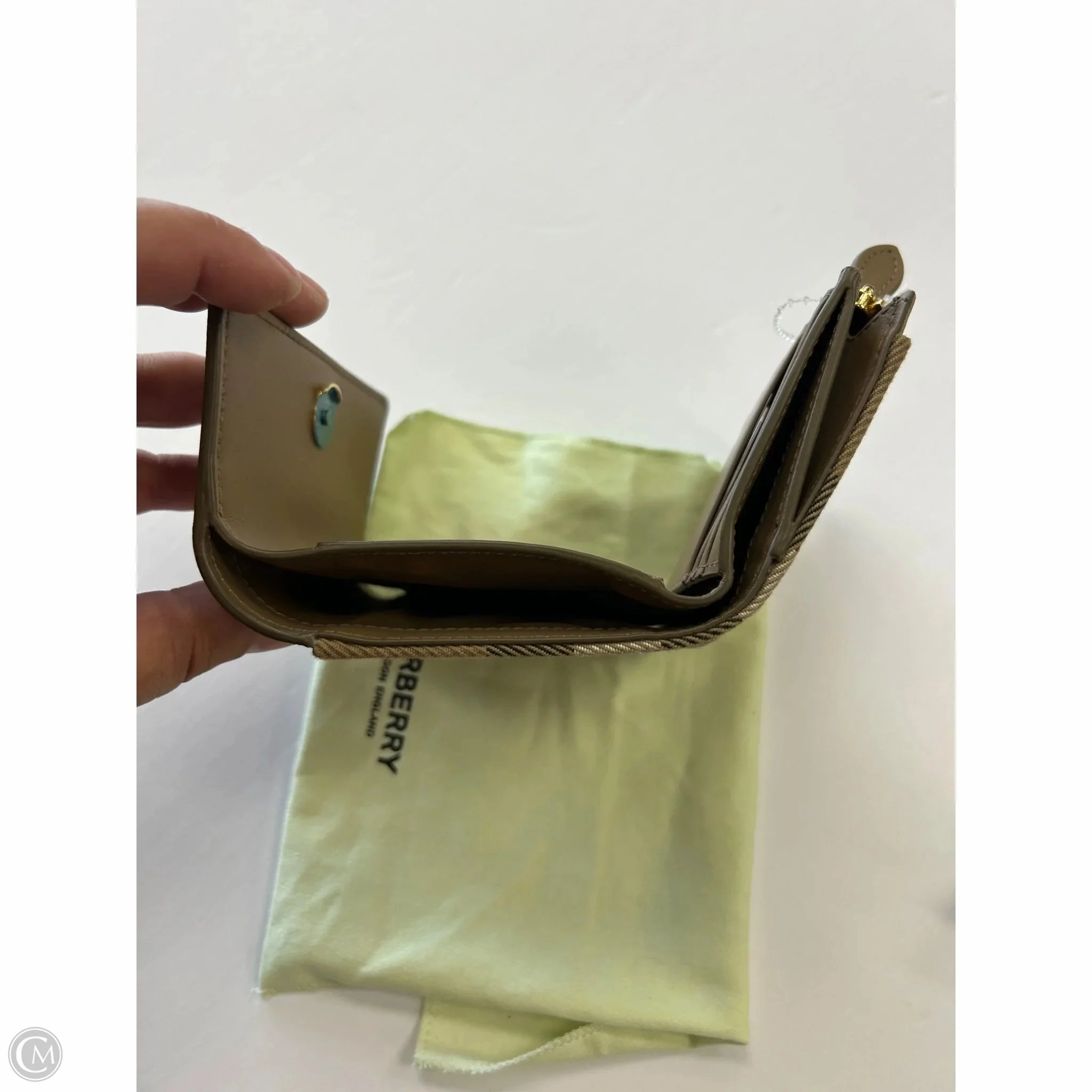 Wallet Luxury Designer By Burberry, Size: Small