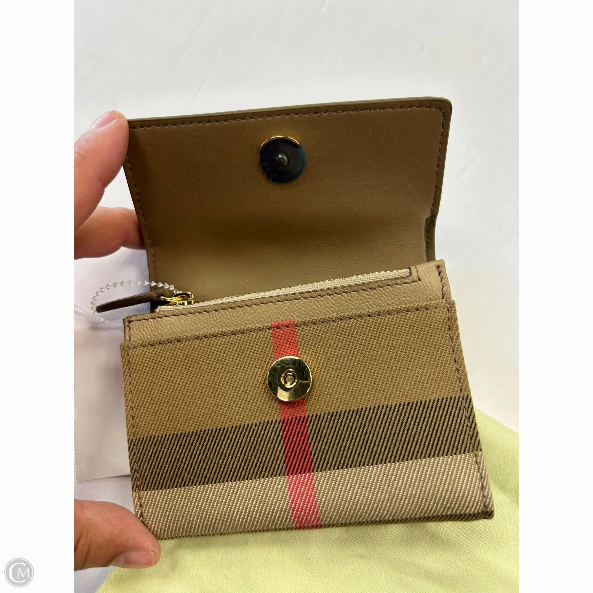Wallet Luxury Designer By Burberry, Size: Small