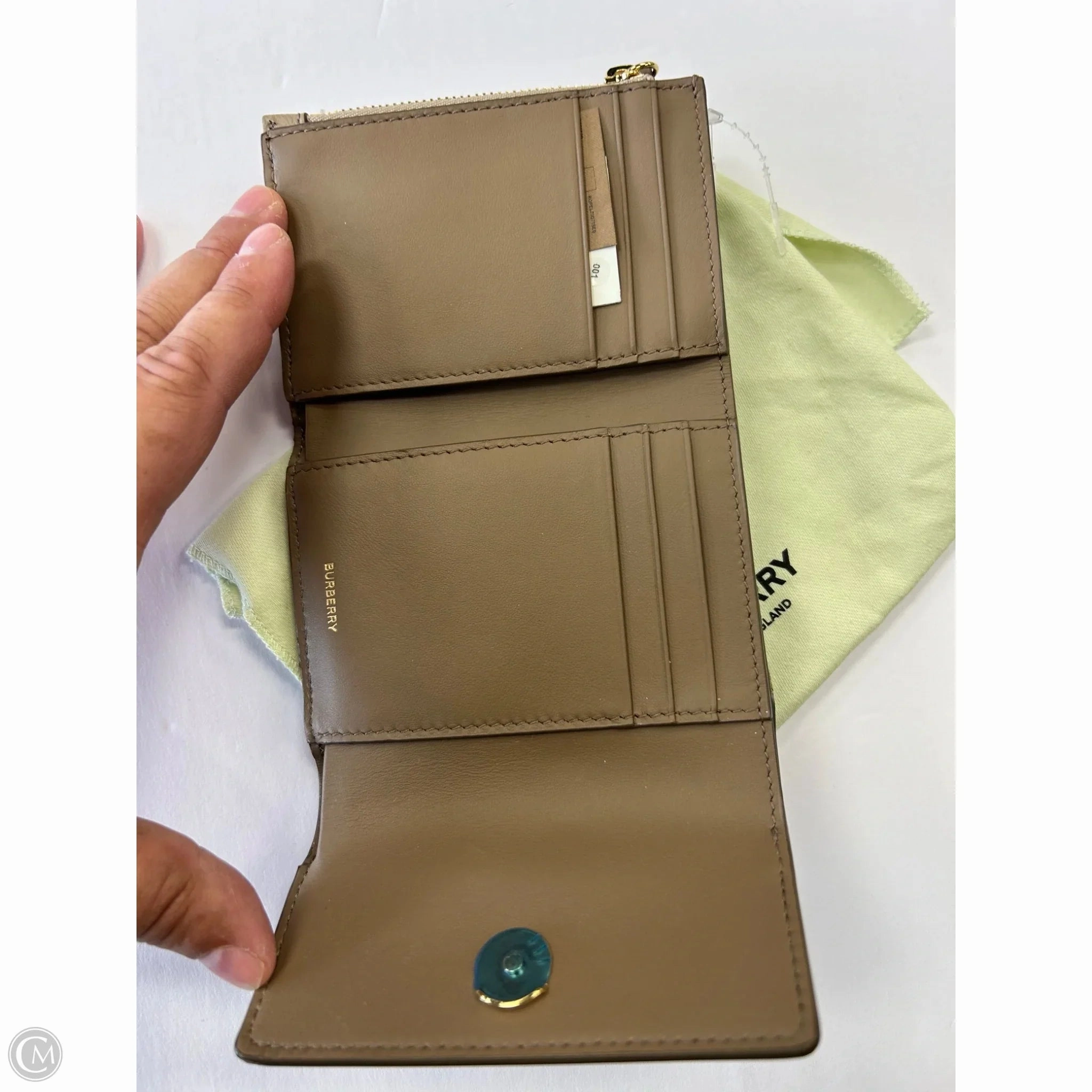 Wallet Luxury Designer By Burberry, Size: Small
