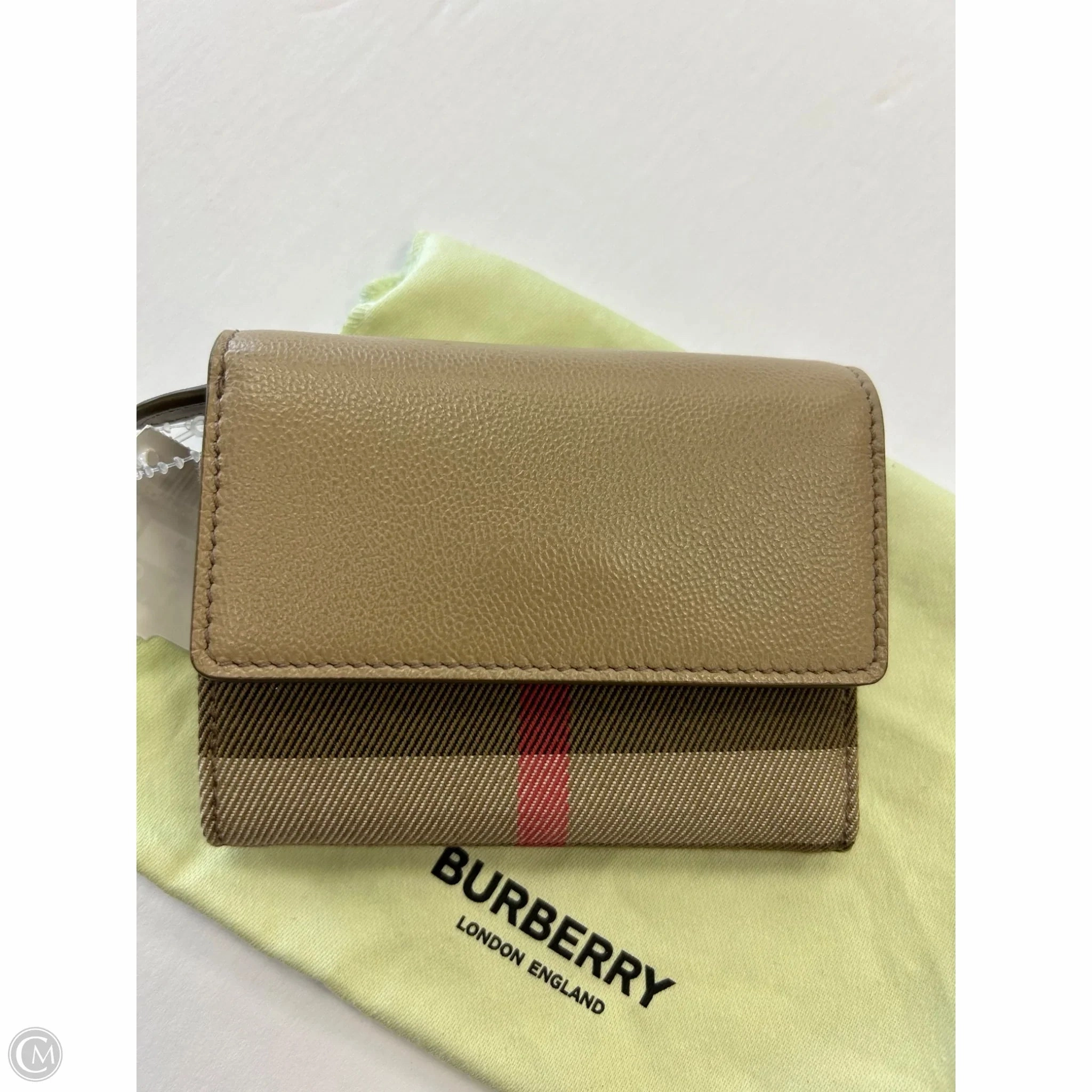 Wallet Luxury Designer By Burberry, Size: Small