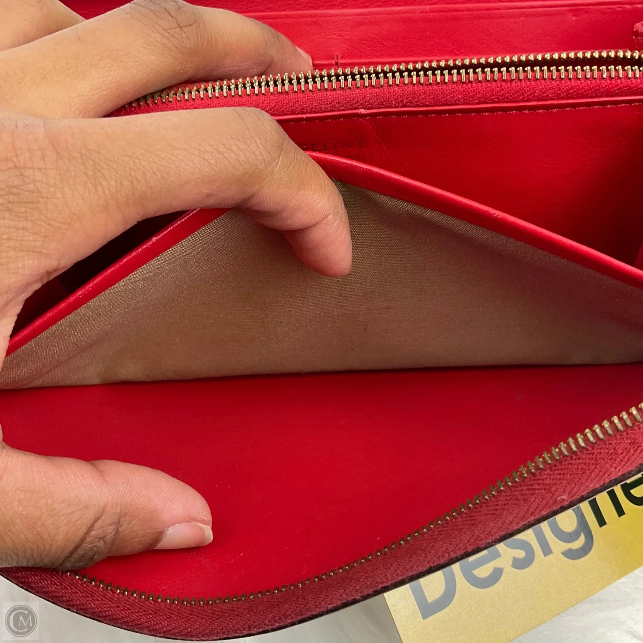 Wallet Luxury Designer By Celine, Size: Small