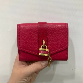 WALLET LUXURY DESIGNER by CHLOE In PINK, Size: SMALL
