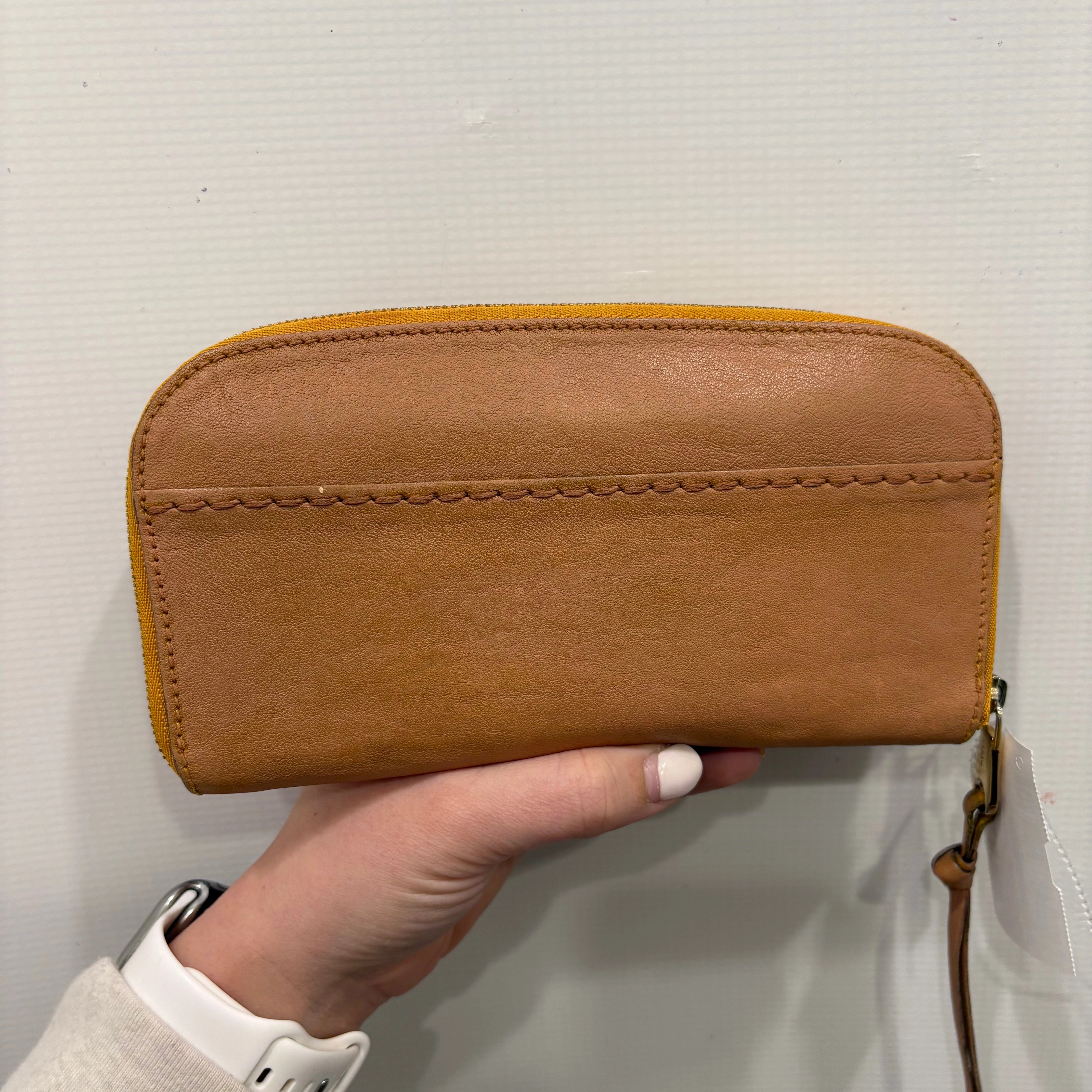 Wallet Luxury Designer By Chloe In Tan, Size:Medium