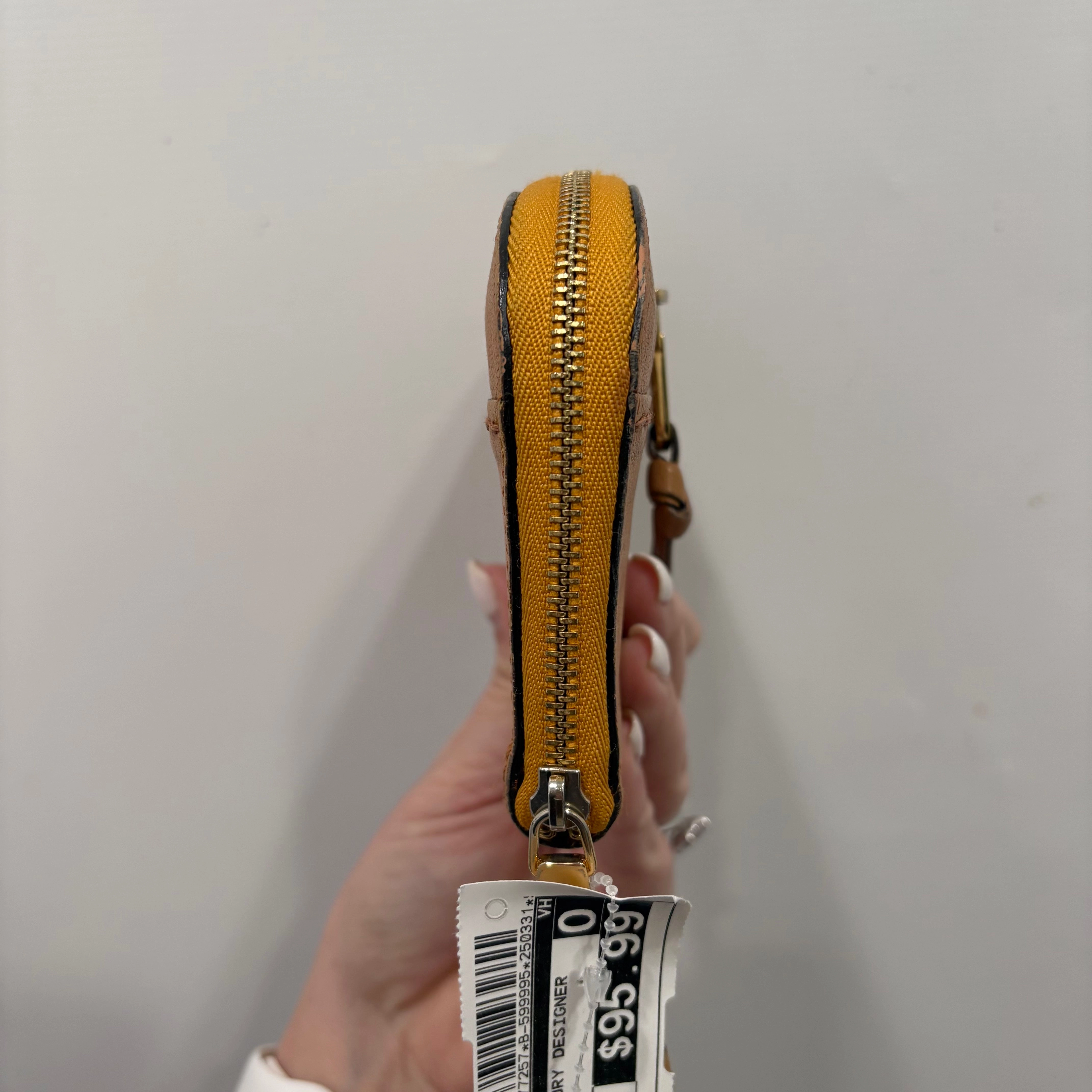 Wallet Luxury Designer By Chloe In Tan, Size:Medium