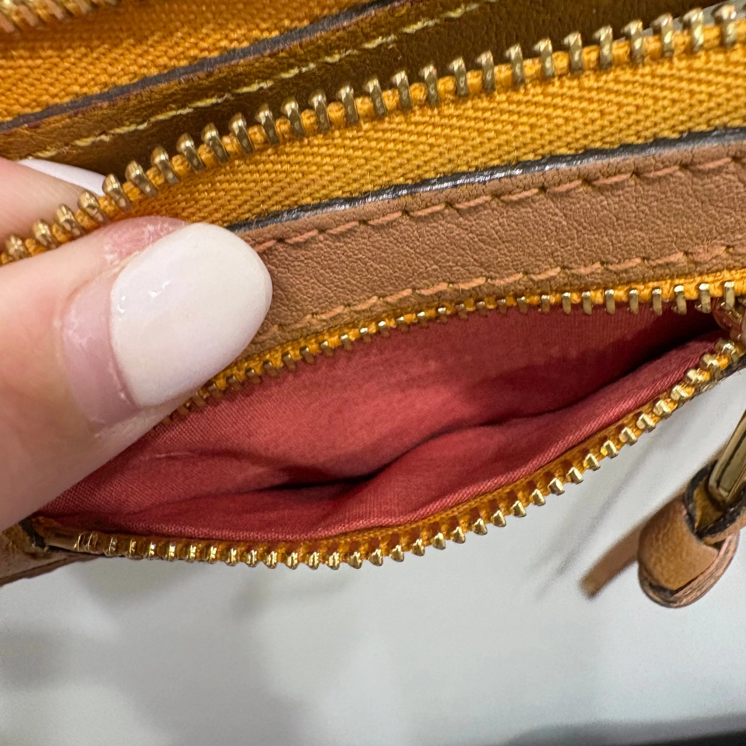 Wallet Luxury Designer By Chloe In Tan, Size:Medium