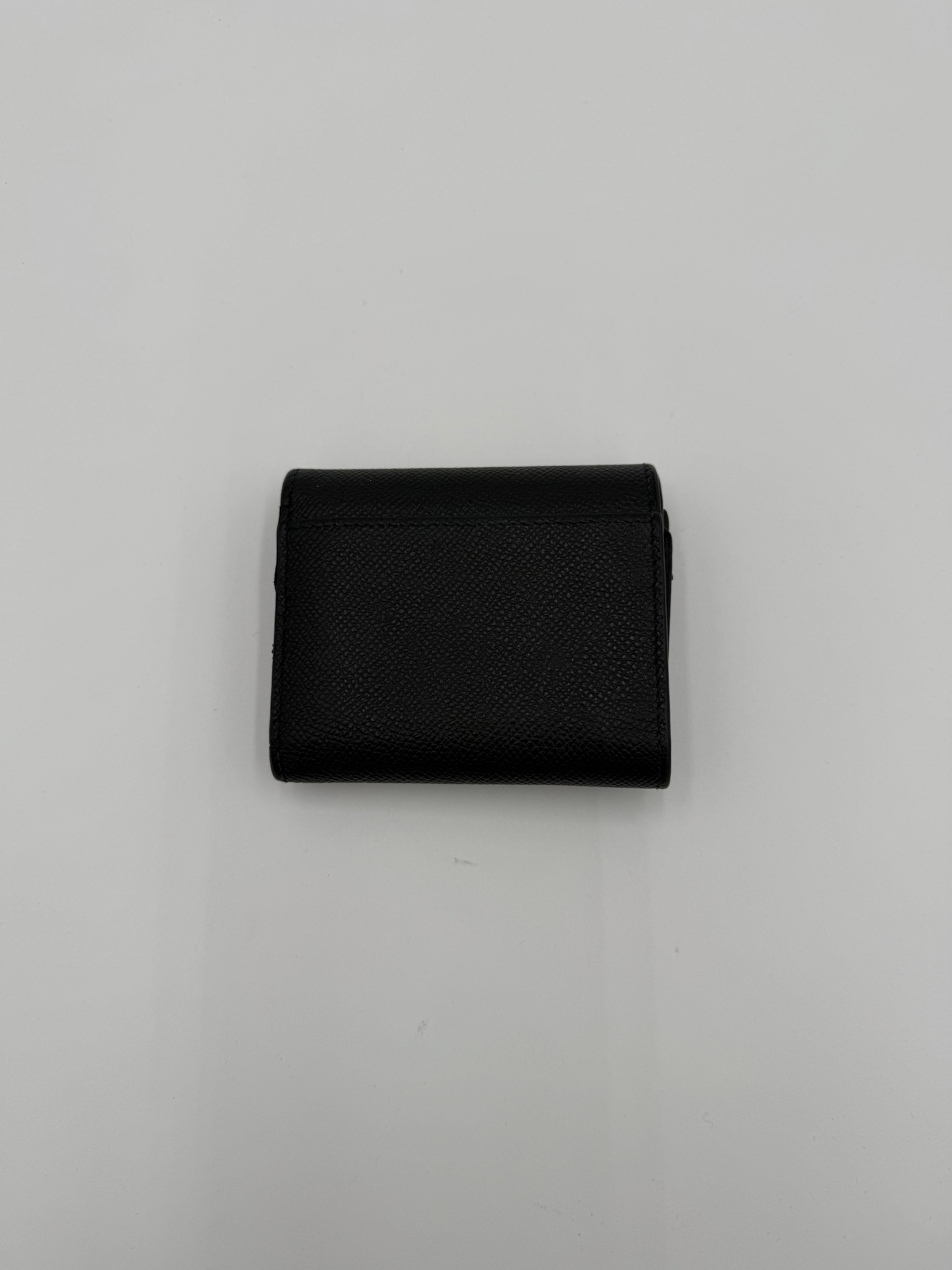 Wallet Luxury Designer By Dior In Black & Gold, Size:Medium