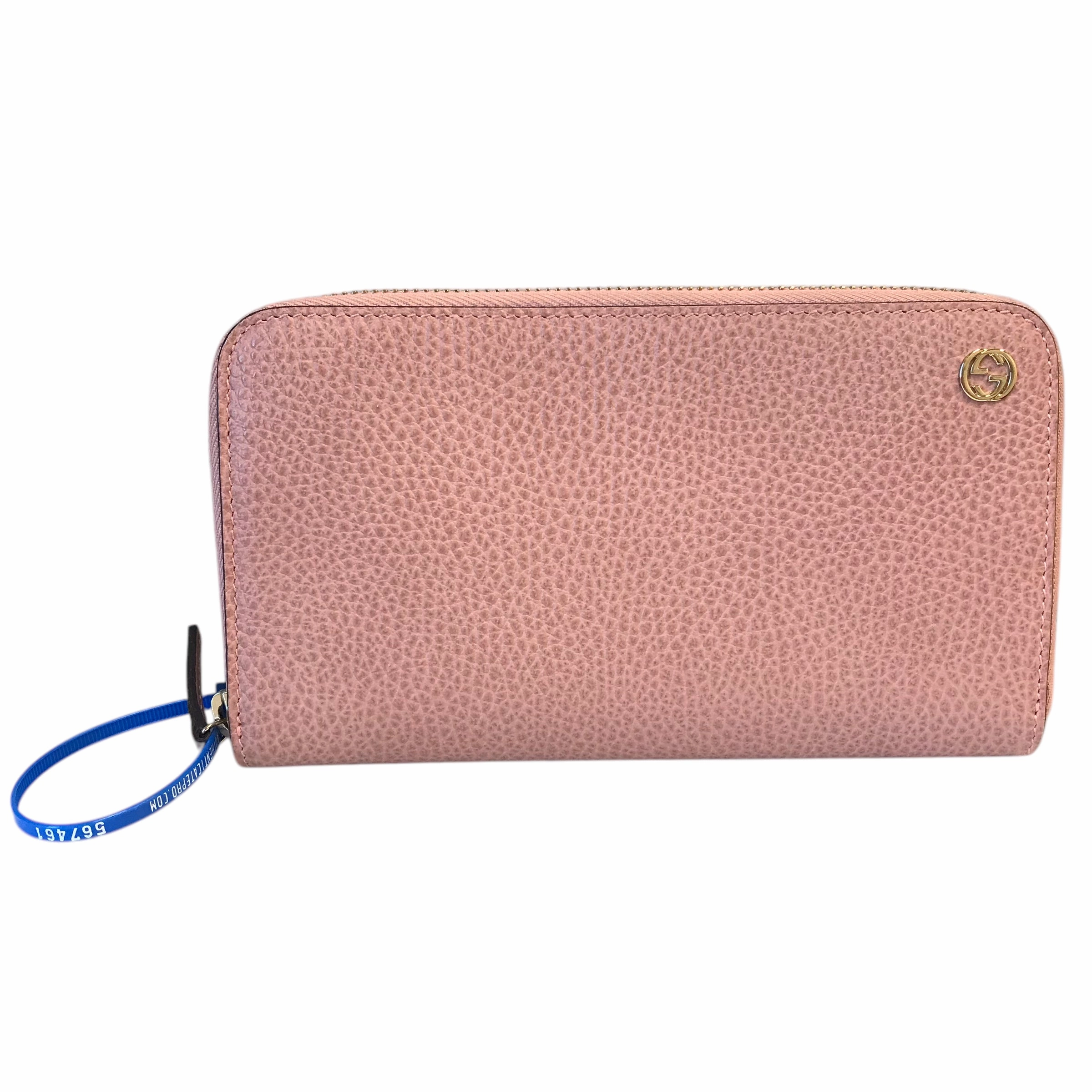 Wallet Luxury Designer By Gucci In Pink, Size:Large