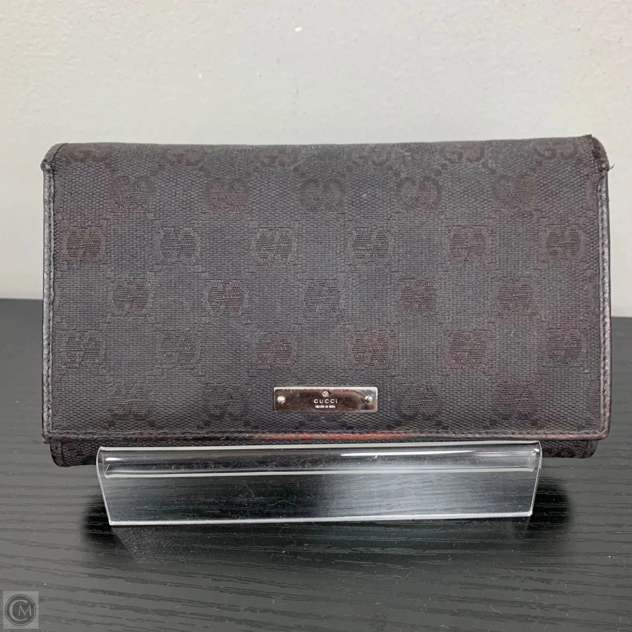 Wallet Luxury Designer By Gucci, Size: Large