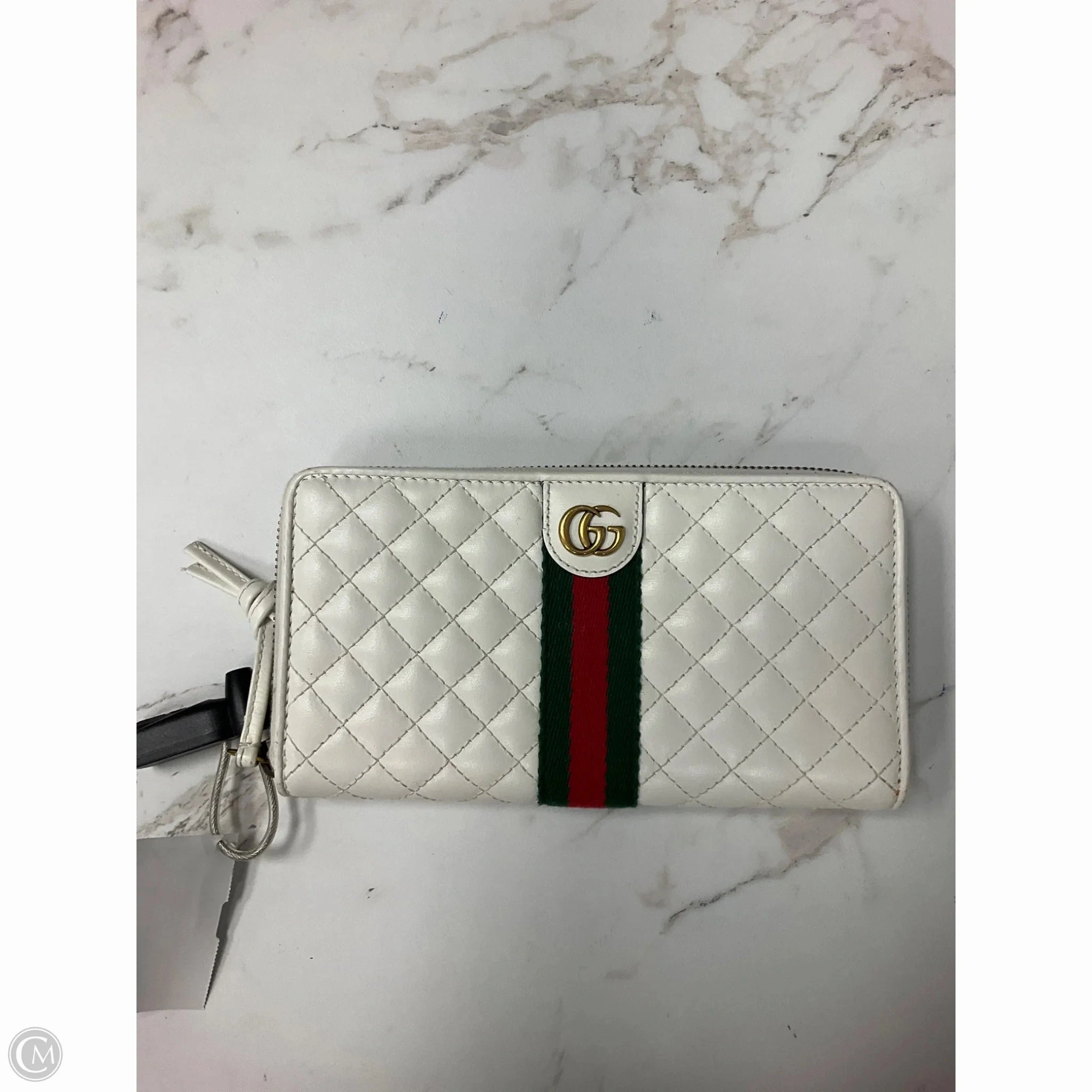 Wallet Luxury Designer By Gucci, Size: Large