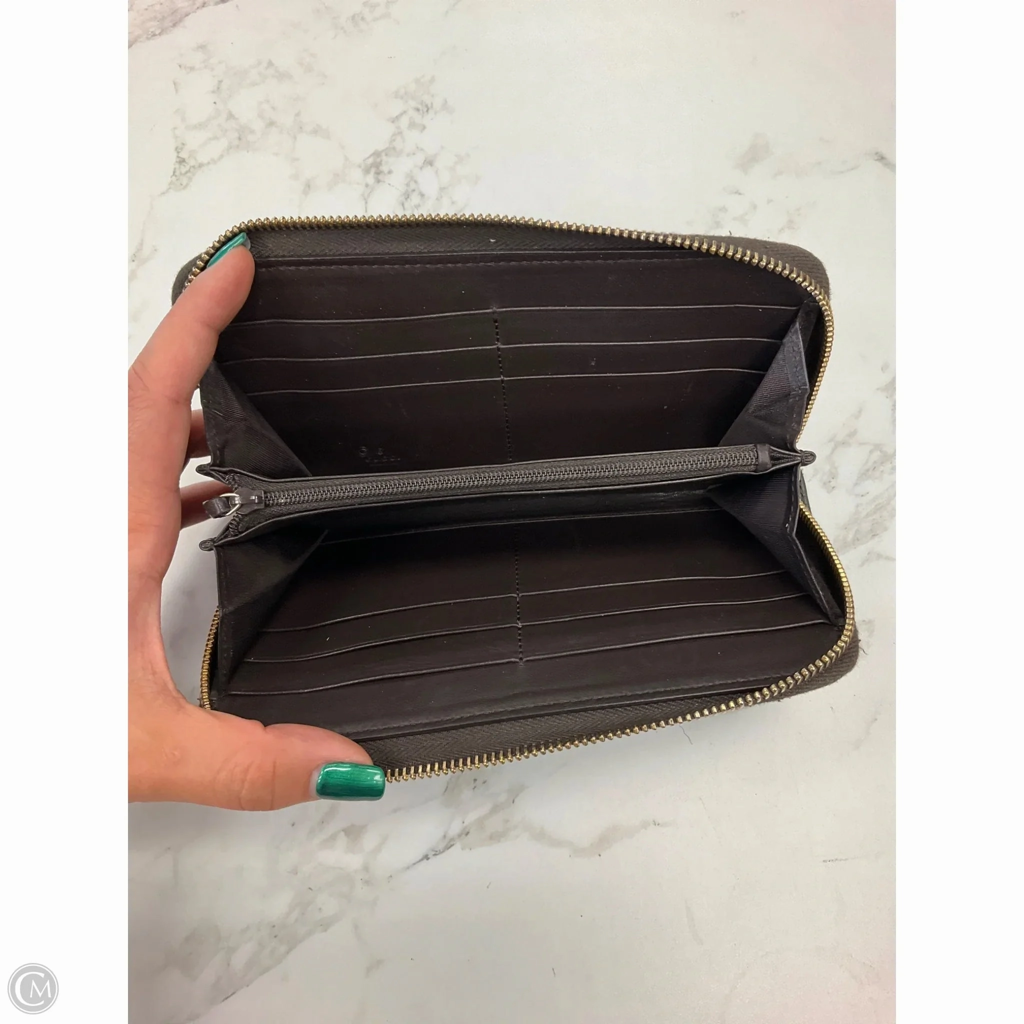 Wallet Luxury Designer By Gucci, Size: Large
