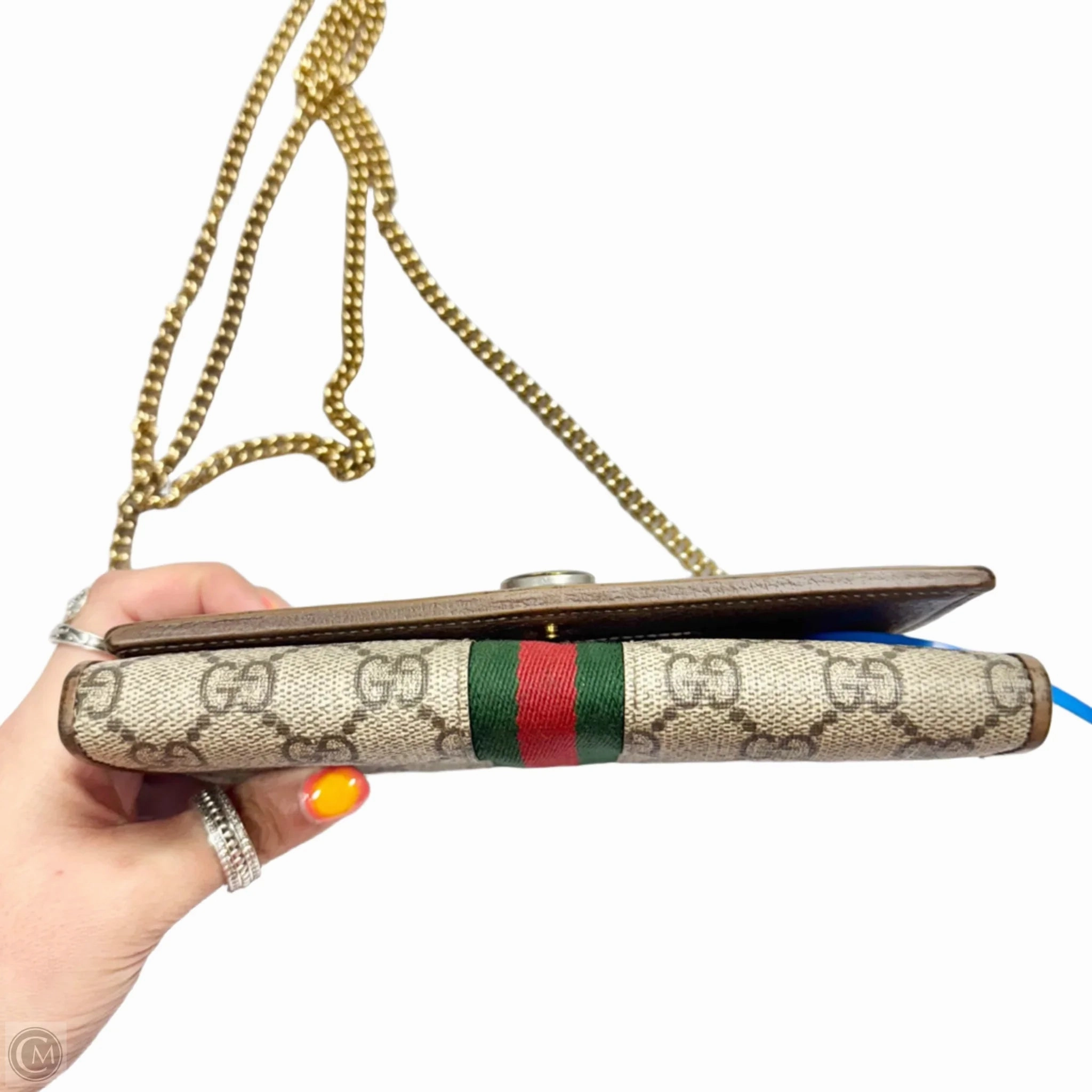 Wallet Luxury Designer By Gucci, Size: Small