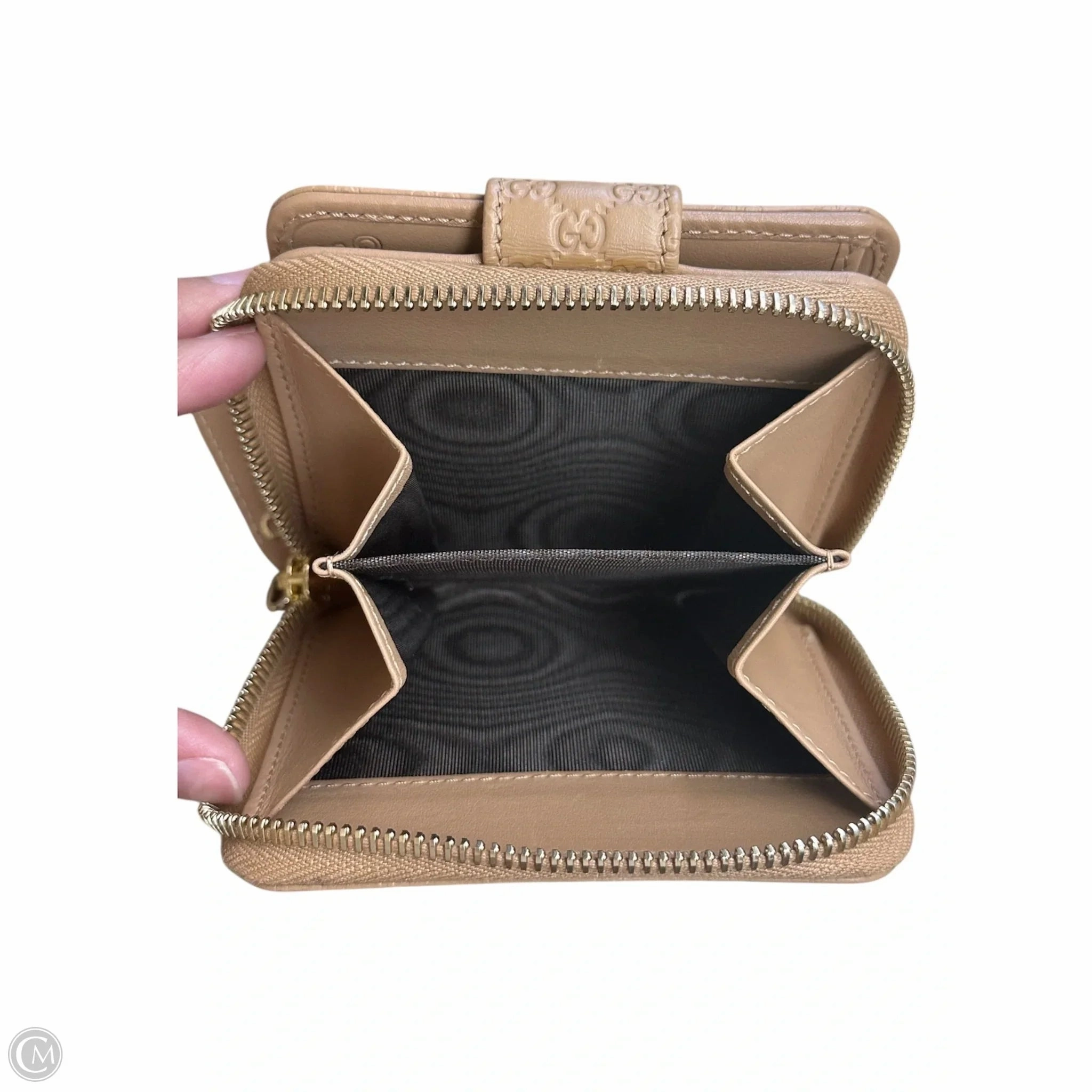 Wallet Luxury Designer By Gucci, Size: Small