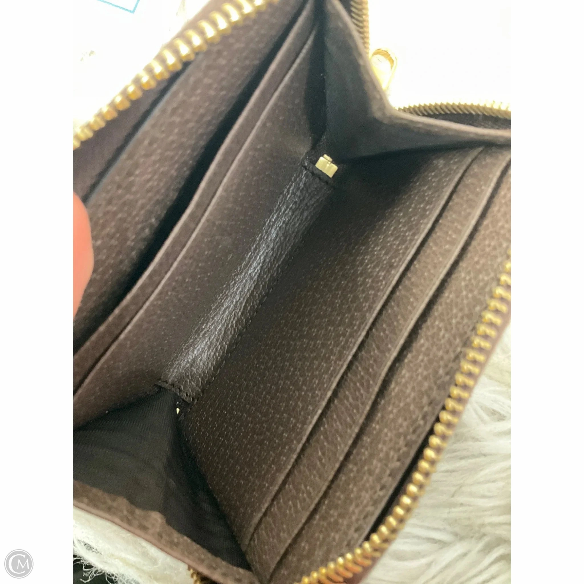 Wallet Luxury Designer By Gucci, Size: Small