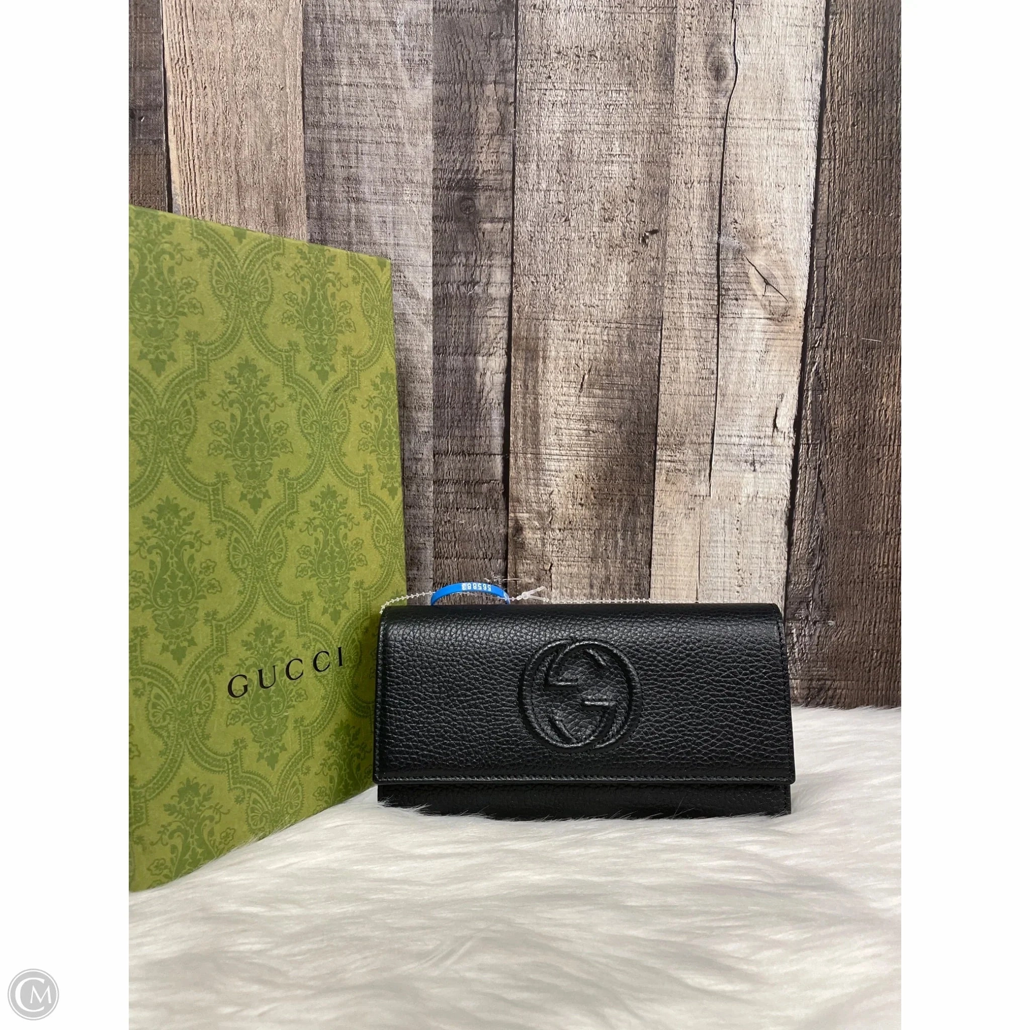 Wallet Luxury Designer By Gucci, Size: Small