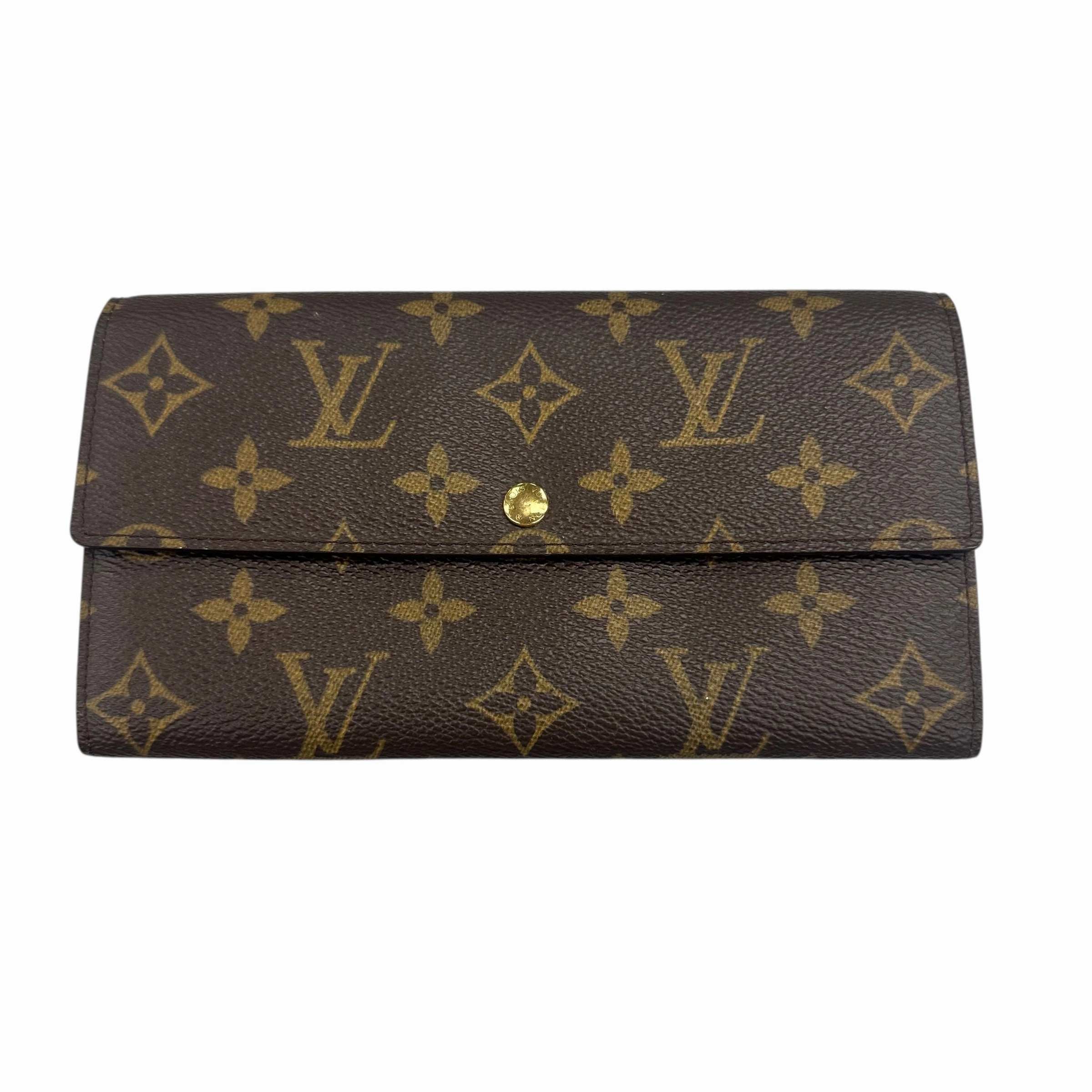 Wallet Luxury Designer By Louis Vuitton In Brown, Size:Medium