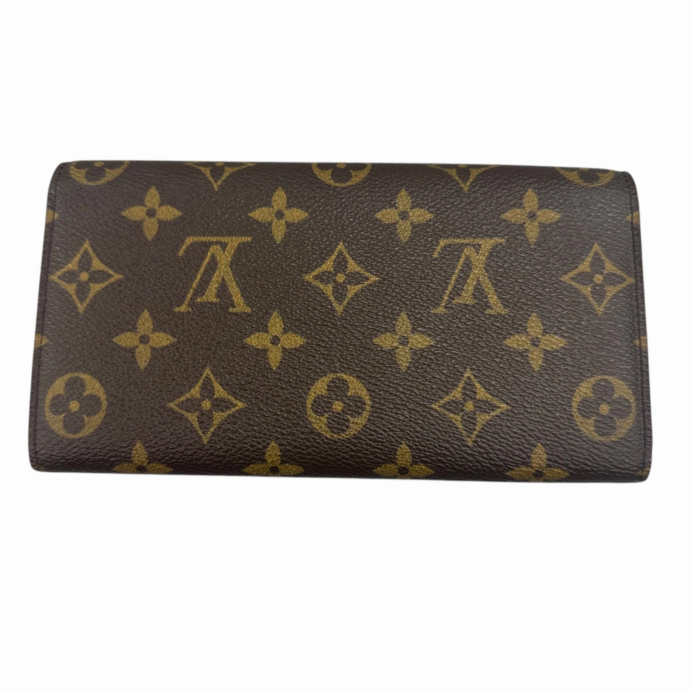 Wallet Luxury Designer By Louis Vuitton In Brown, Size:Medium