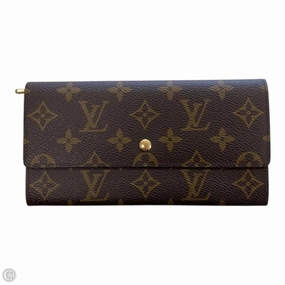 Wallet Luxury Designer By Louis Vuitton, Size: Large