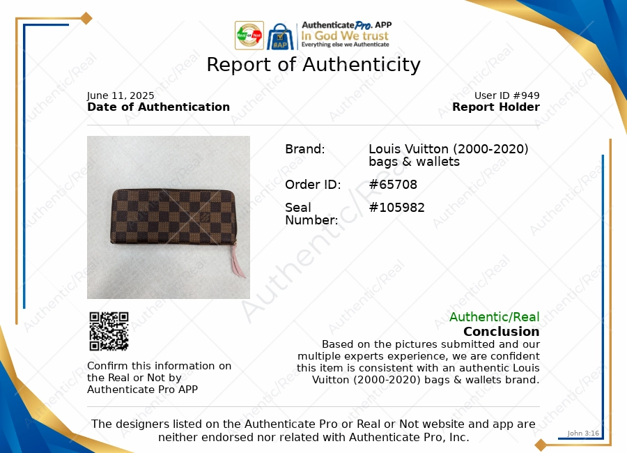 Wallet Luxury Designer By Louis Vuitton, Size: Medium