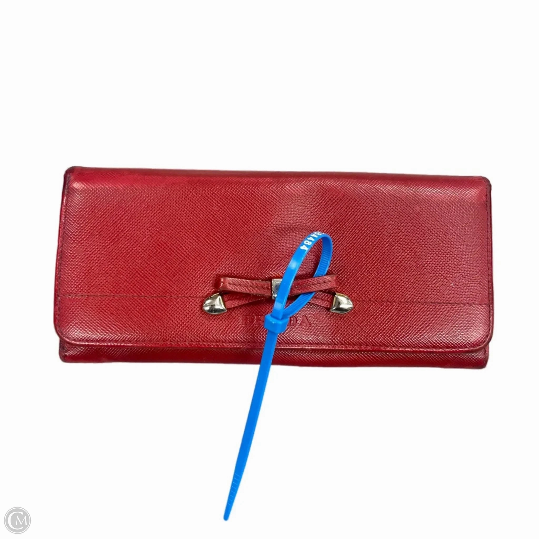 Wallet Luxury Designer By Prada, Size: Large