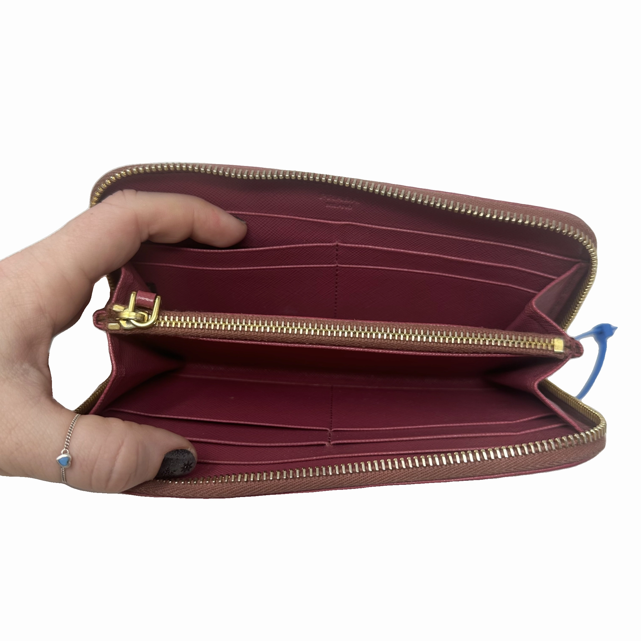 Wallet Luxury Designer By Prada, Size: Large