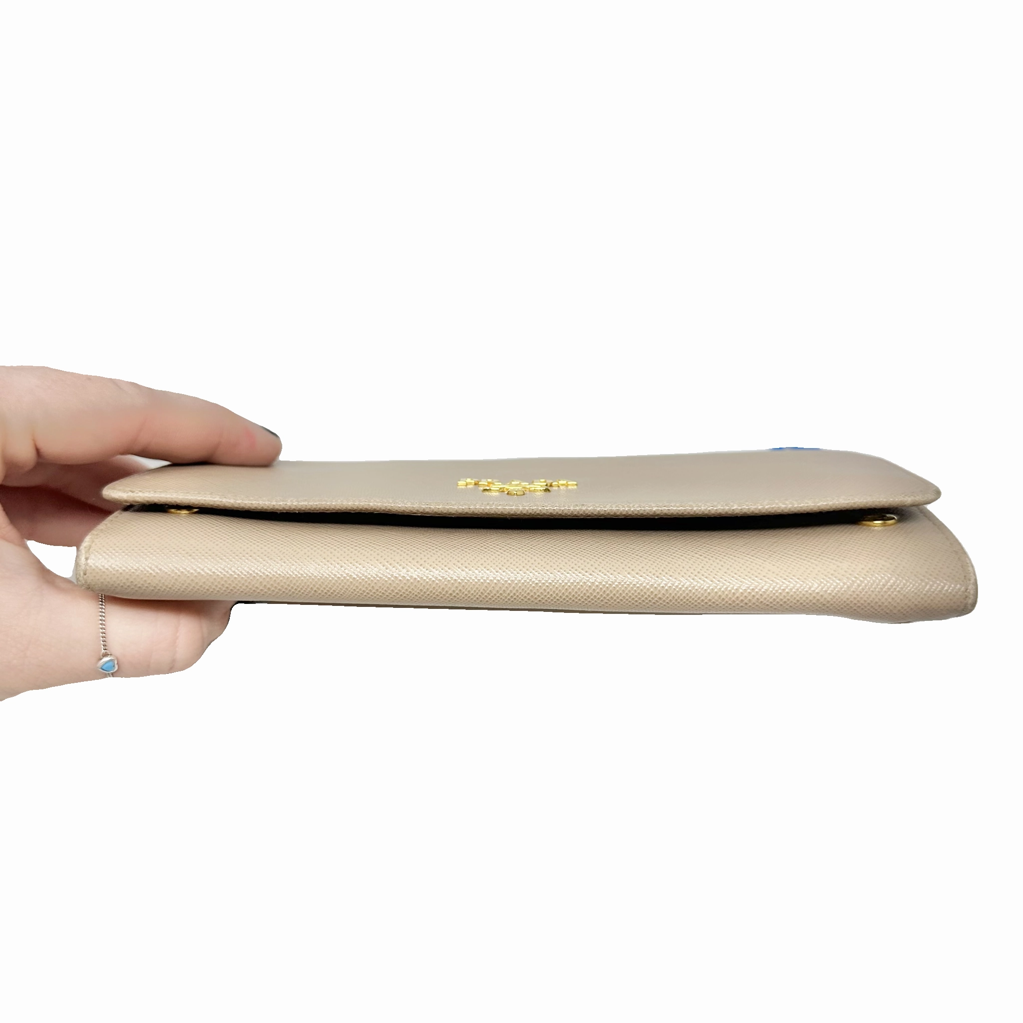 Wallet Luxury Designer By Prada, Size: Medium